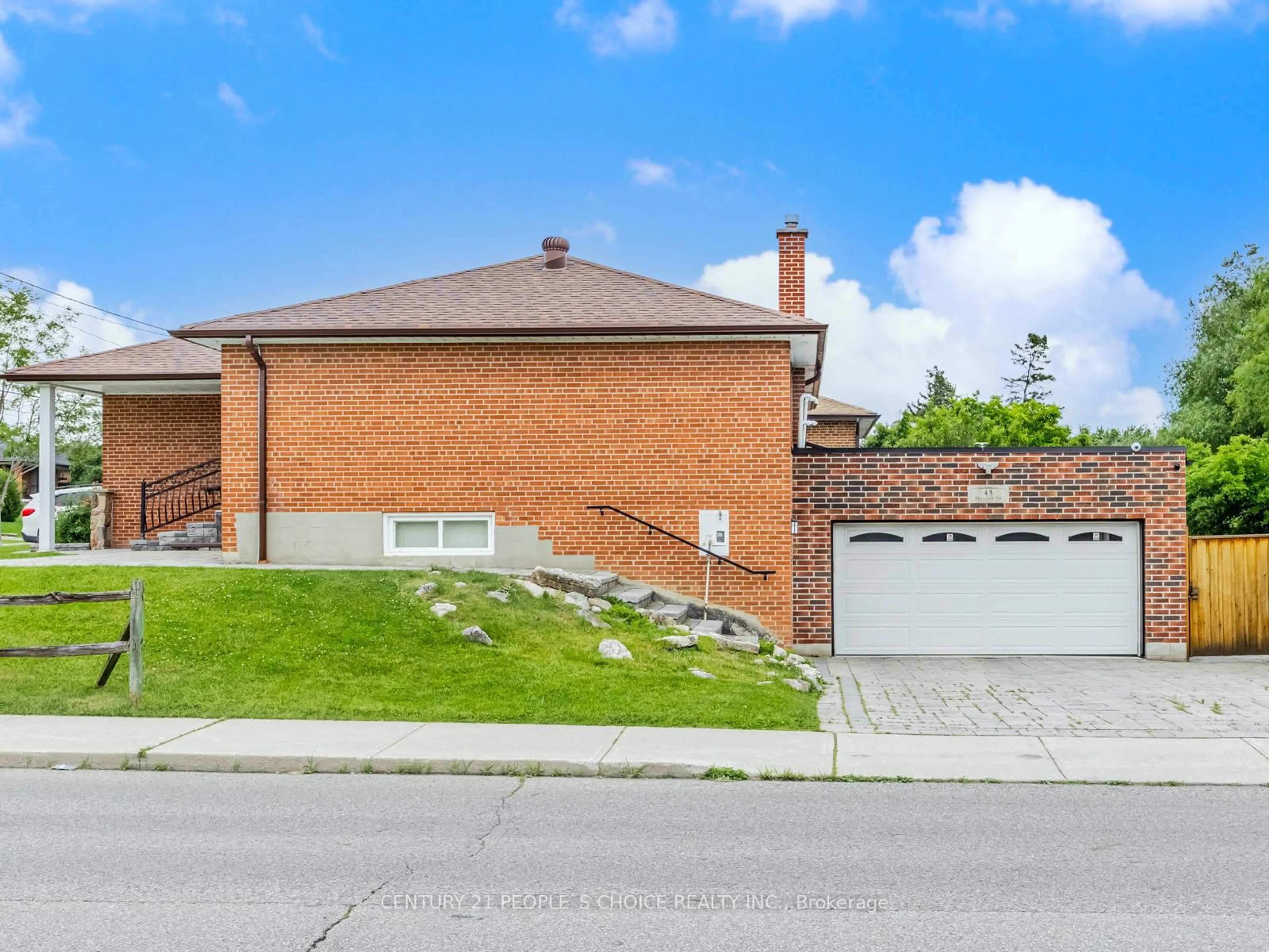 Home with brick exterior material, street for 43 Shendale Dr, Toronto Ontario M9W 2B4