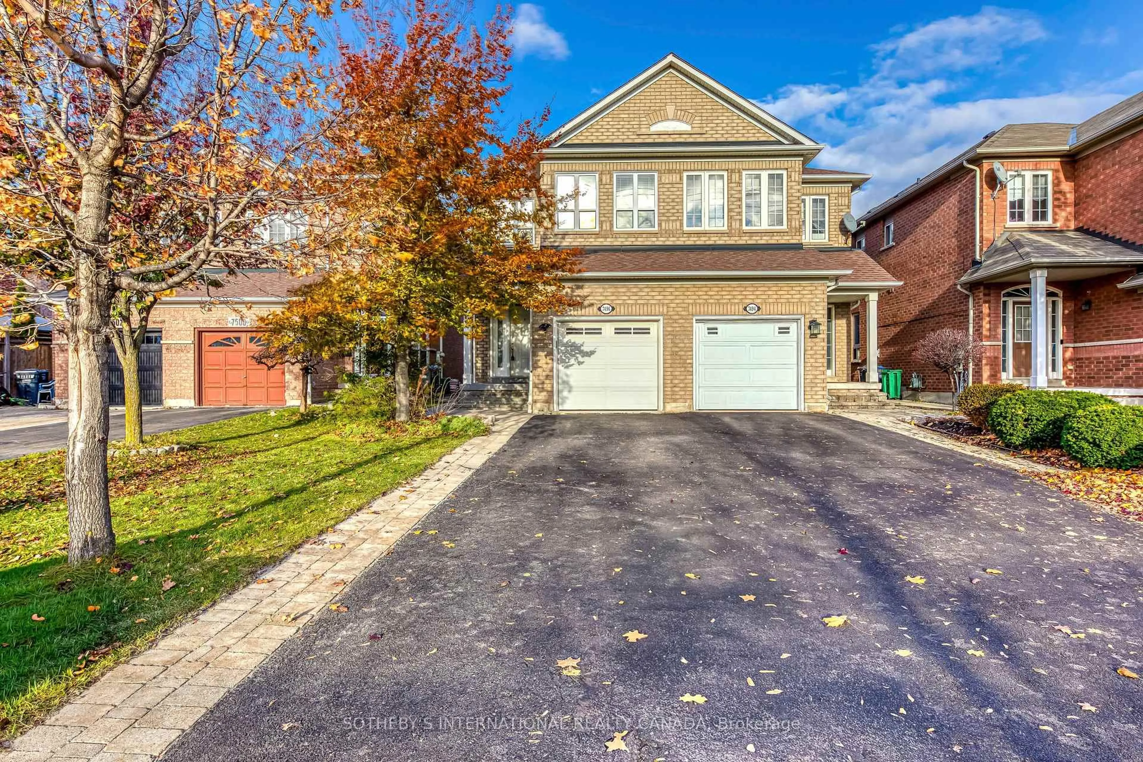 Home with brick exterior material, street for 7496 Allspice Tr, Mississauga Ontario L5N 8P3