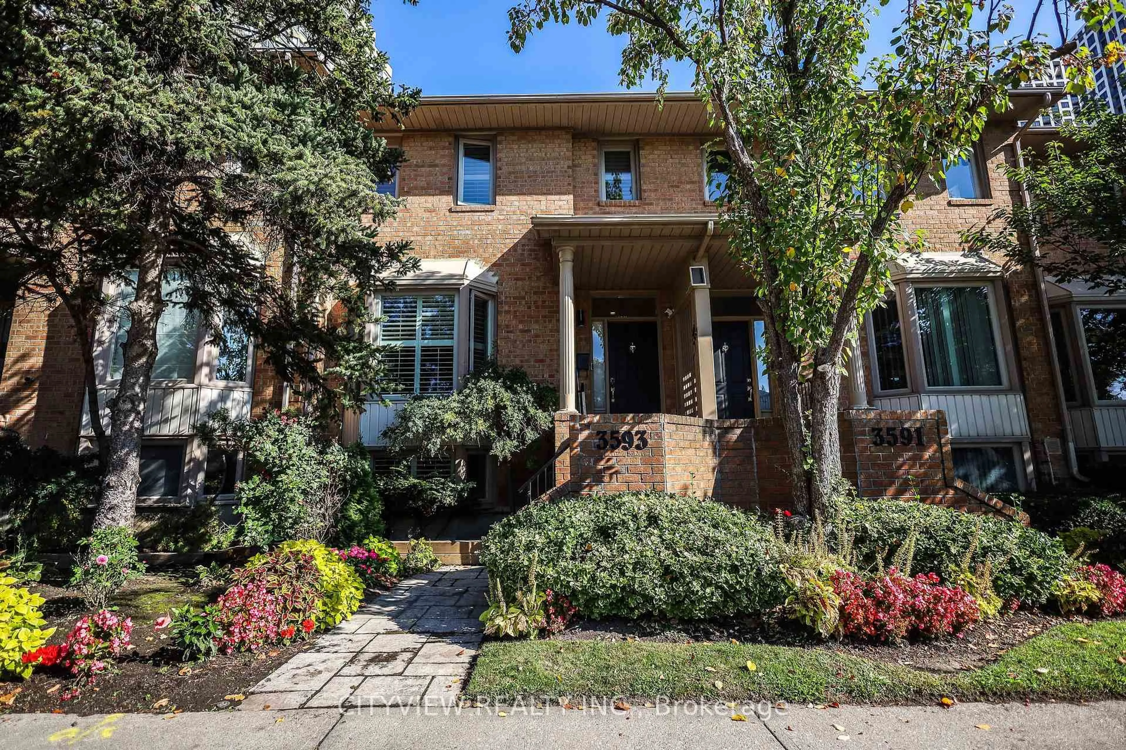 Home with brick exterior material, street for 3593 Kariya Dr, Mississauga Ontario L5B 3J2