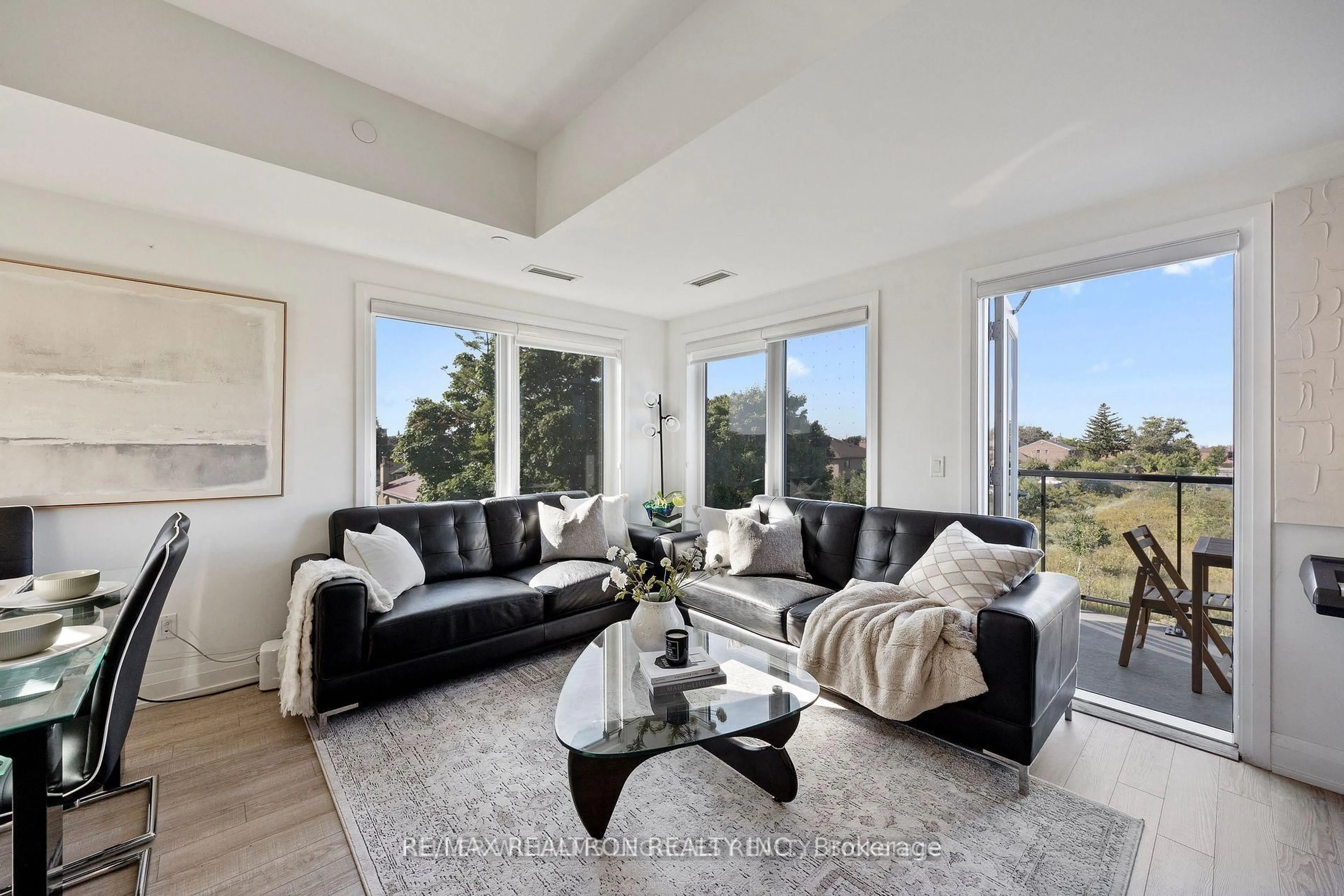 Living room with furniture, unknown for 155 Downsview Park Blvd #206, Toronto Ontario M3K 0E3