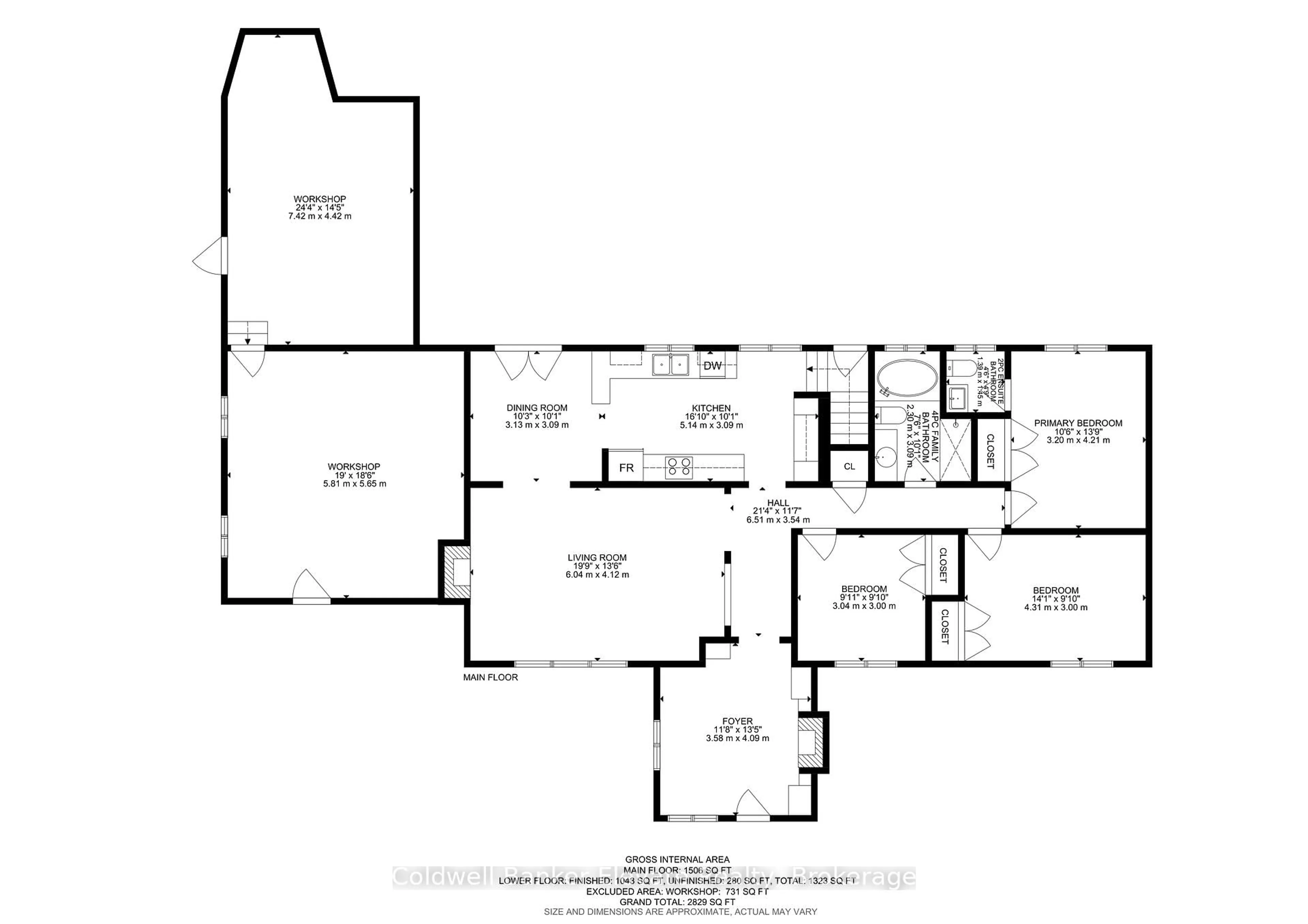 Floor plan for 14360 Sixth Line, Halton Hills Ontario L0P 1H0