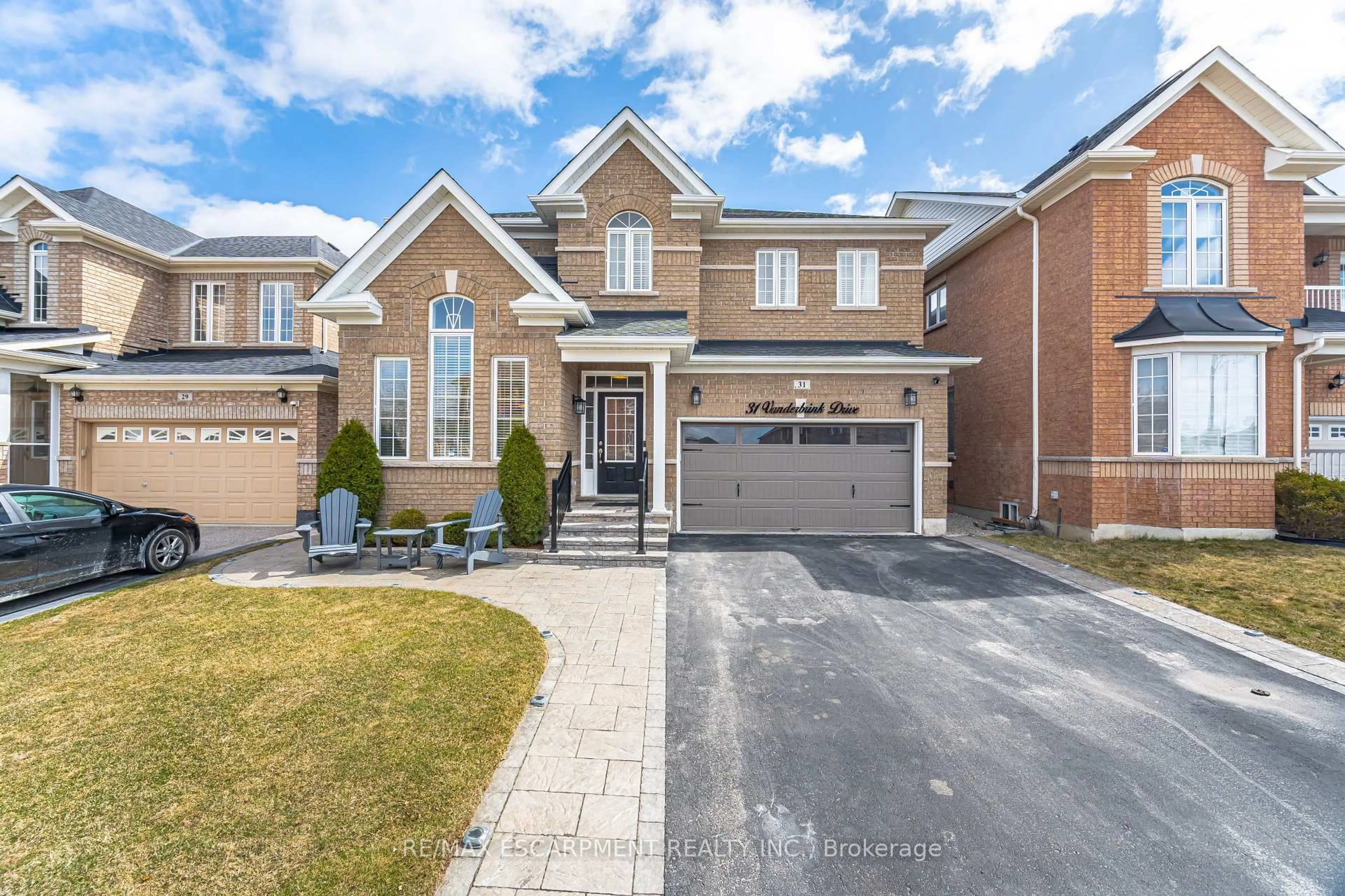 Home with brick exterior material, street for 31 Vanderbrink Dr, Brampton Ontario L6R 0E6