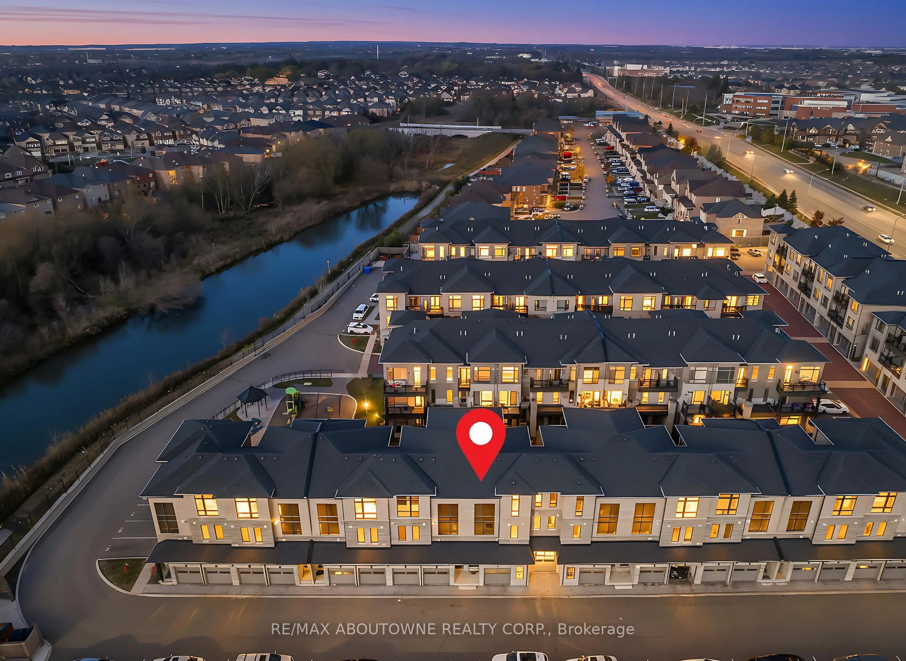 A pic from outside/outdoor area/front of a property/back of a property/a pic from drone, unknown for 9440 The Gore Rd #45, Brampton Ontario L6P 4P9