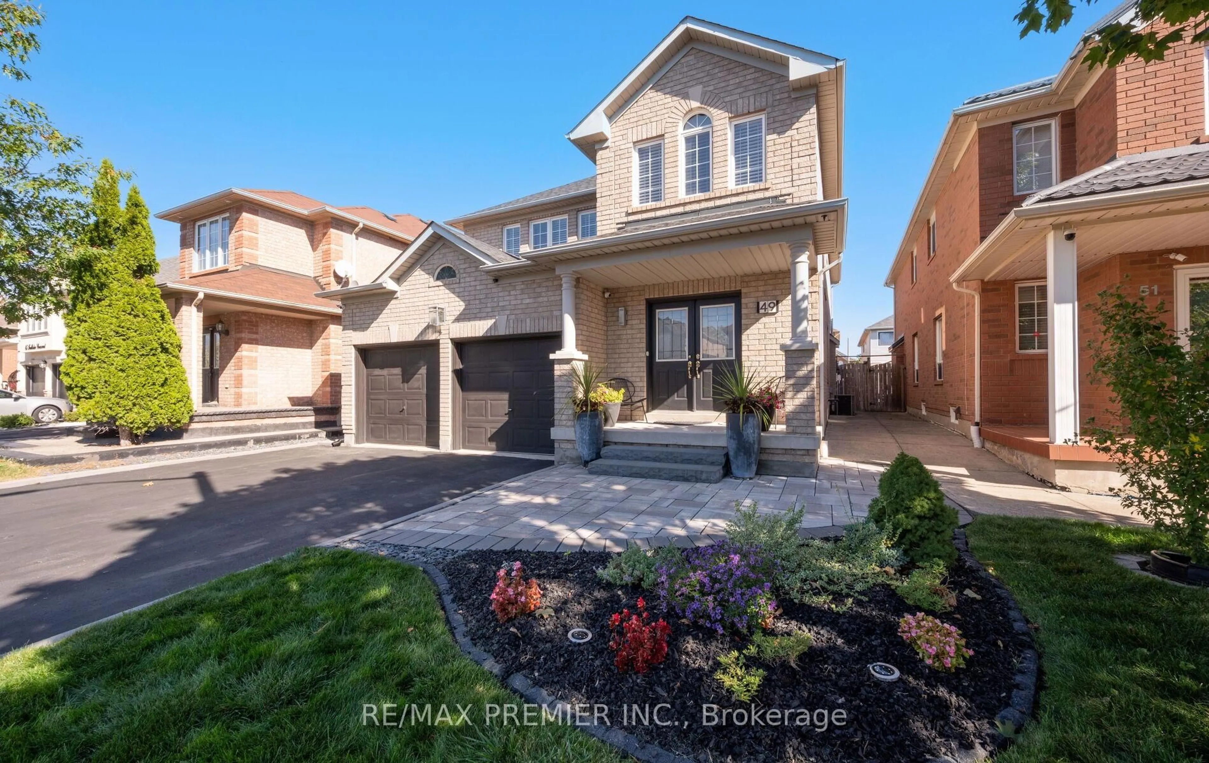 Home with brick exterior material, street for 49 Fallstar Cres, Brampton Ontario L7A 2J7