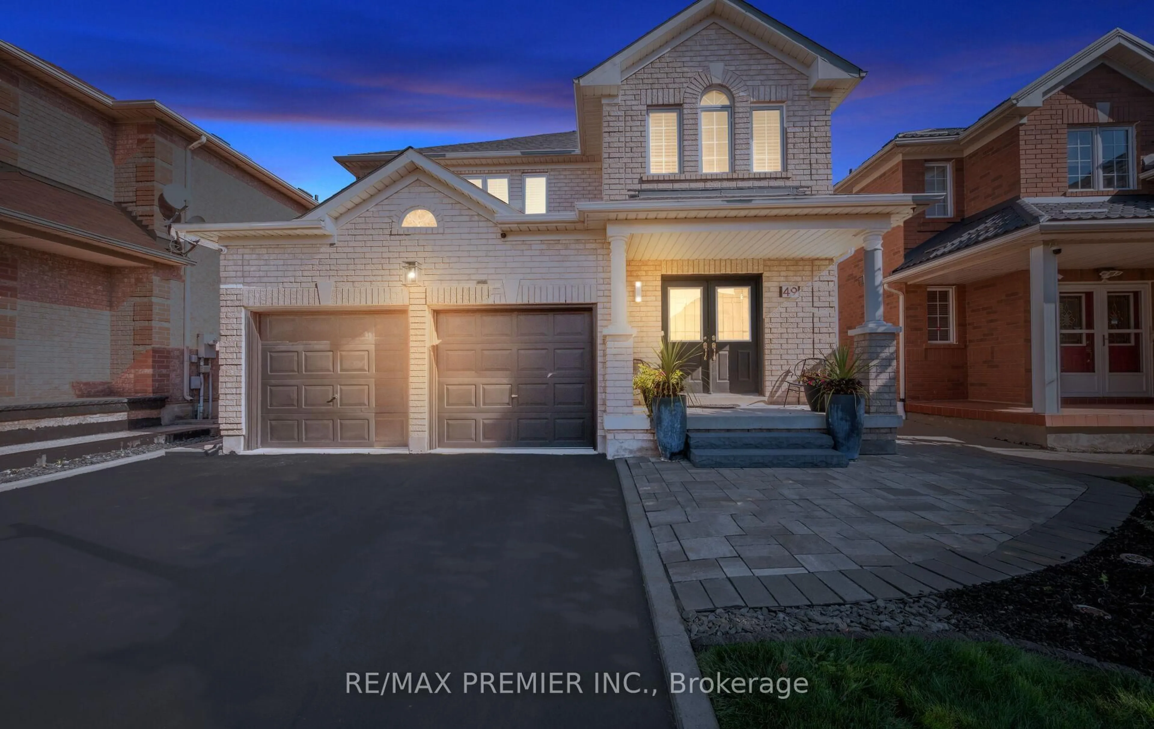 Home with brick exterior material, street for 49 Fallstar Cres, Brampton Ontario L7A 2J7