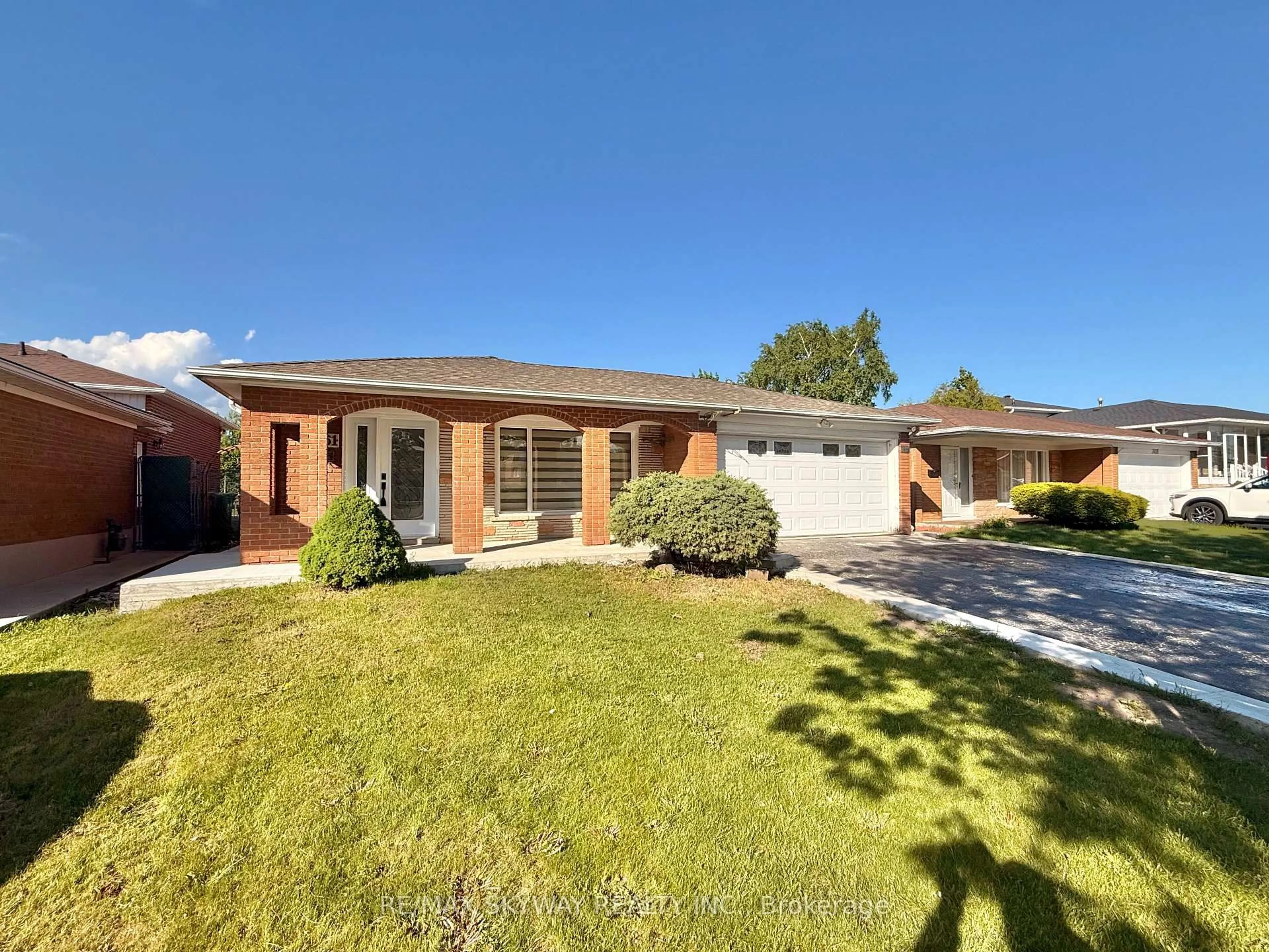 Home with brick exterior material, street for 7461 Netherwood Rd, Mississauga Ontario L4T 2N7