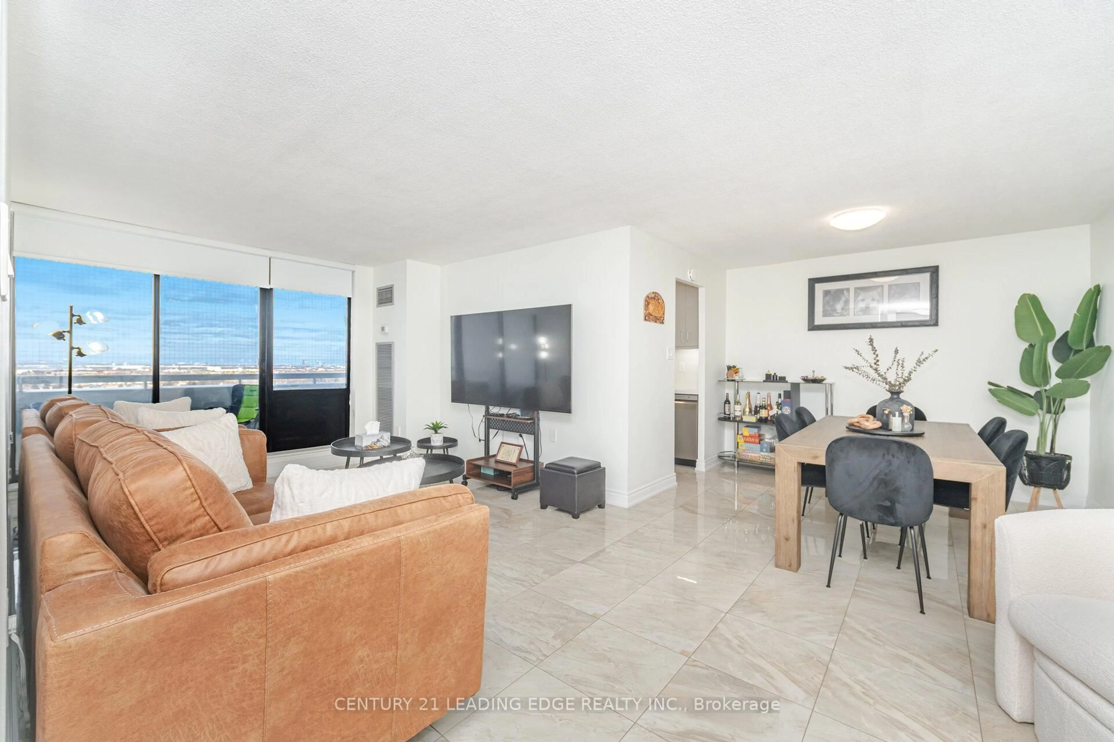 Living room with furniture, unknown for 18 Knightsbridge Rd #1109, Brampton Ontario L6T 3X5