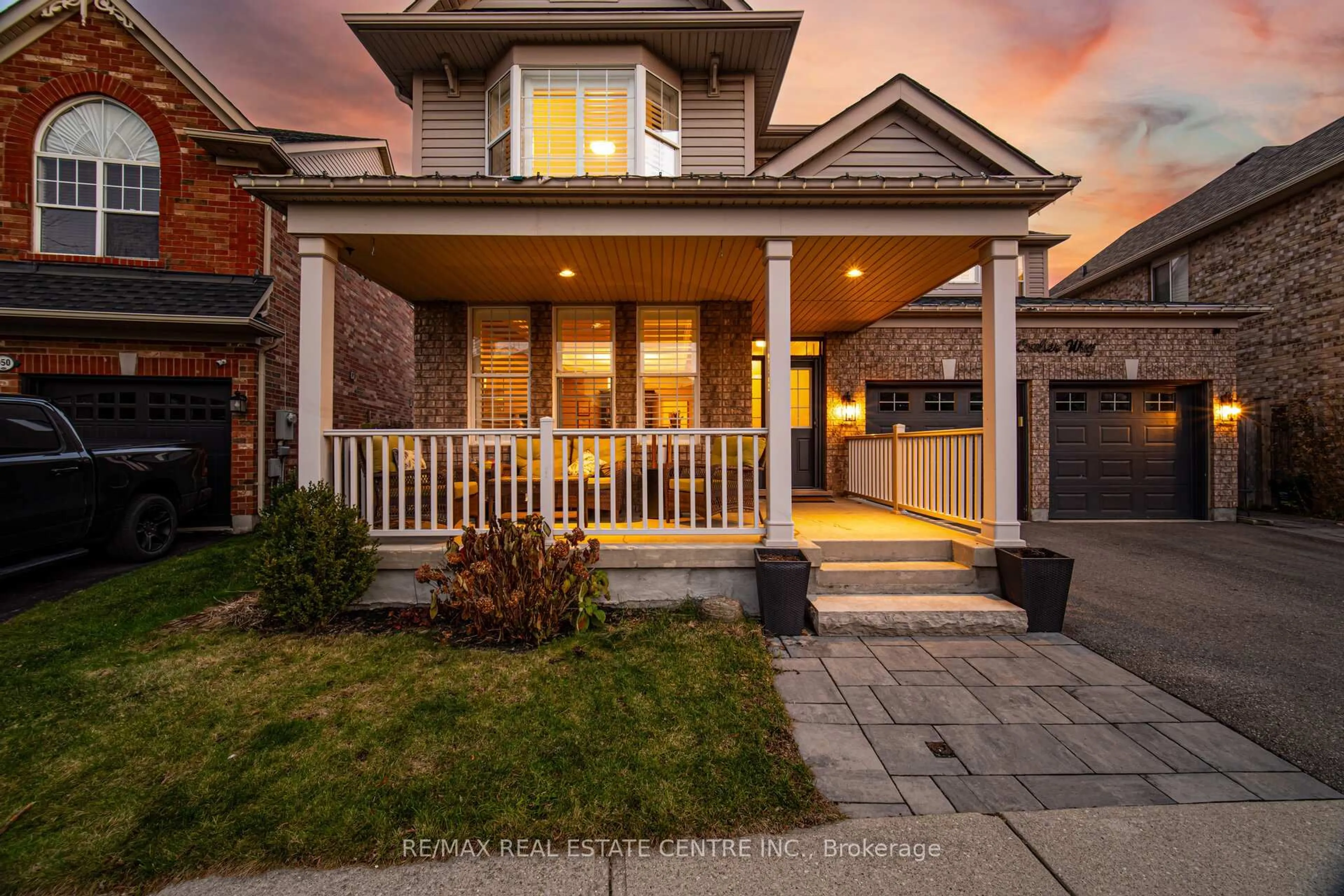 Home with brick exterior material, street for 954 Coulter Way, Milton Ontario L9T 6X5