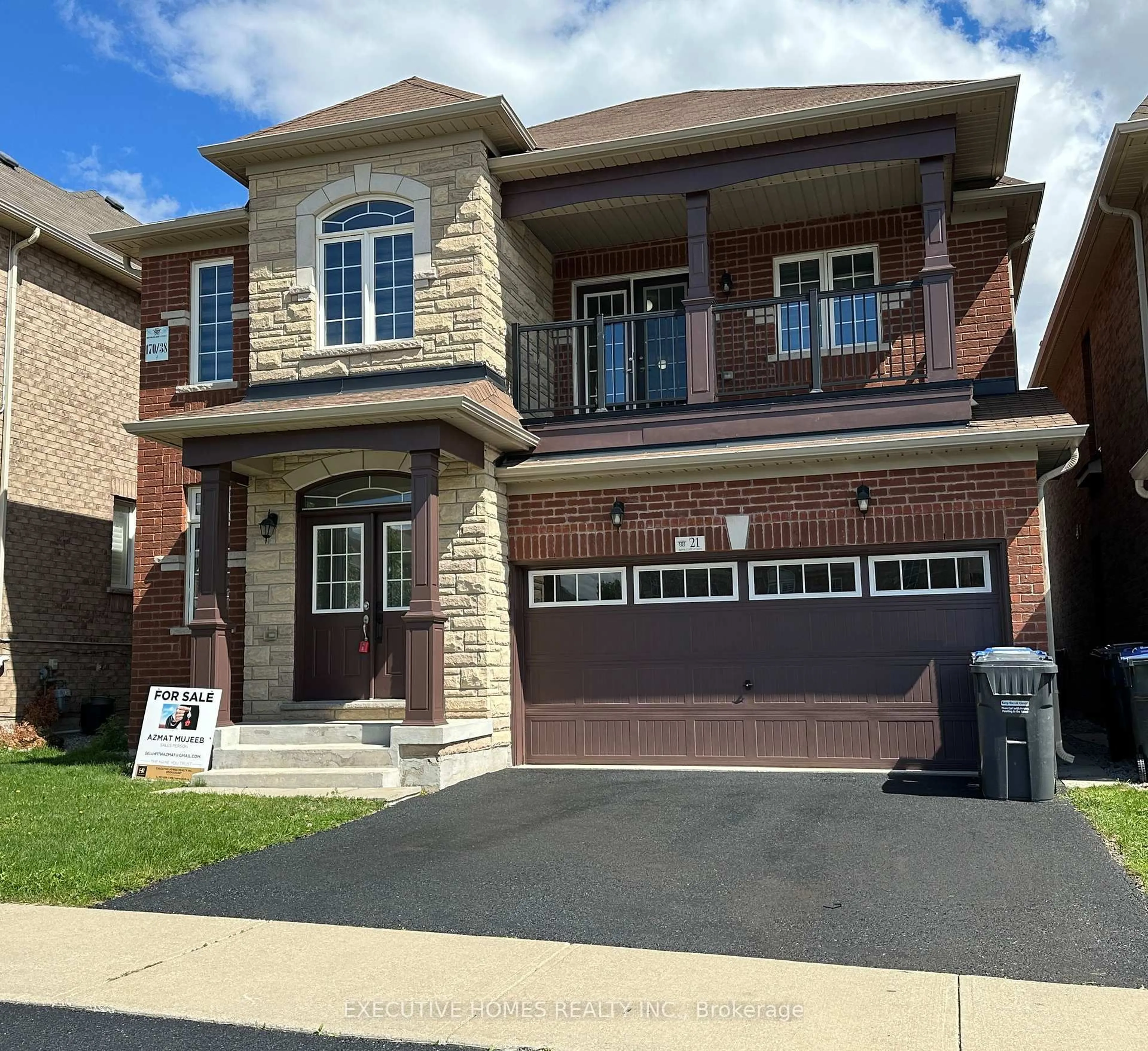Home with brick exterior material, street for 21 Elmcrest Dr, Brampton Ontario L6Y 0H7