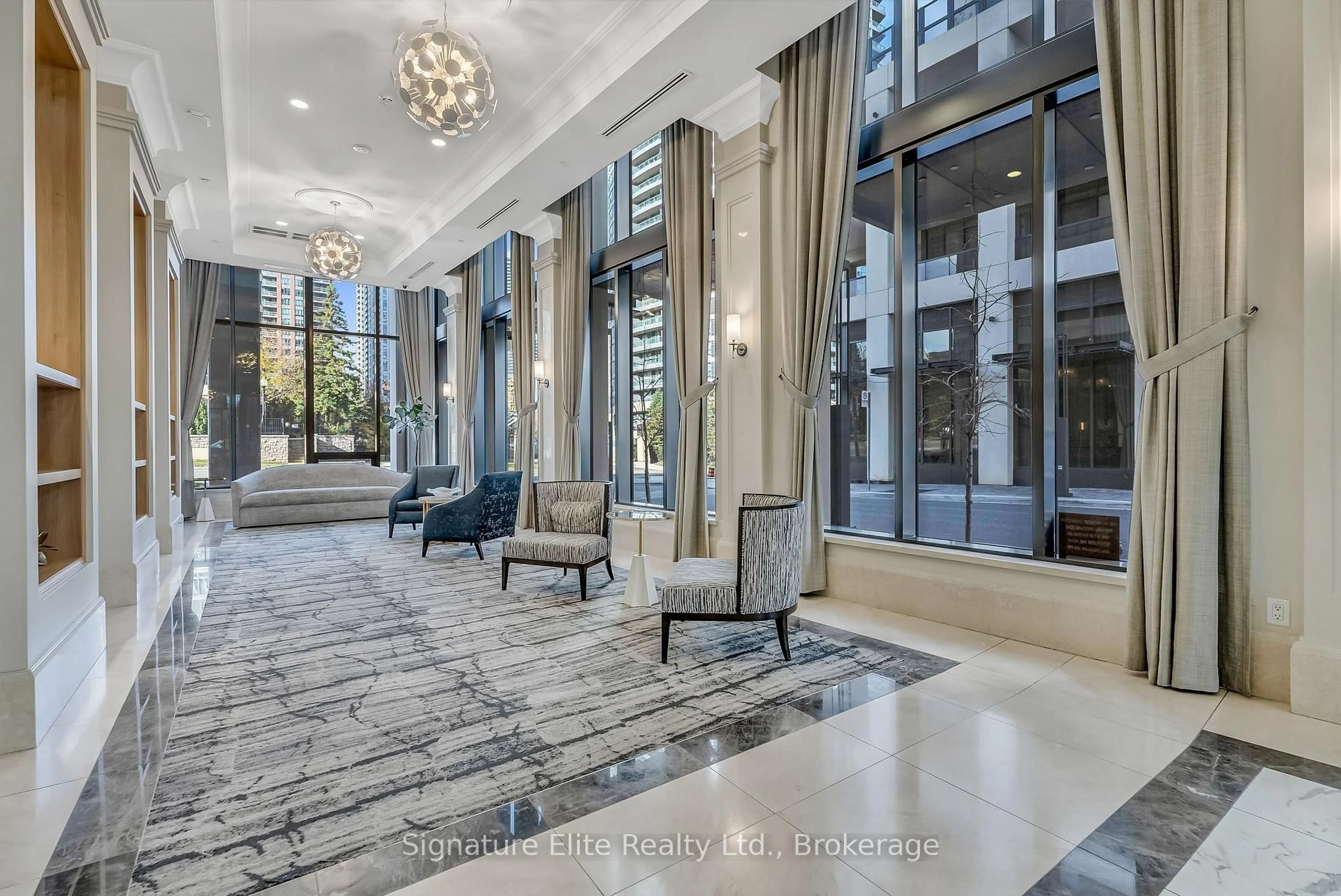 Lobby for 36 Elm Dr #3402, Mississauga Ontario L5B 0N3