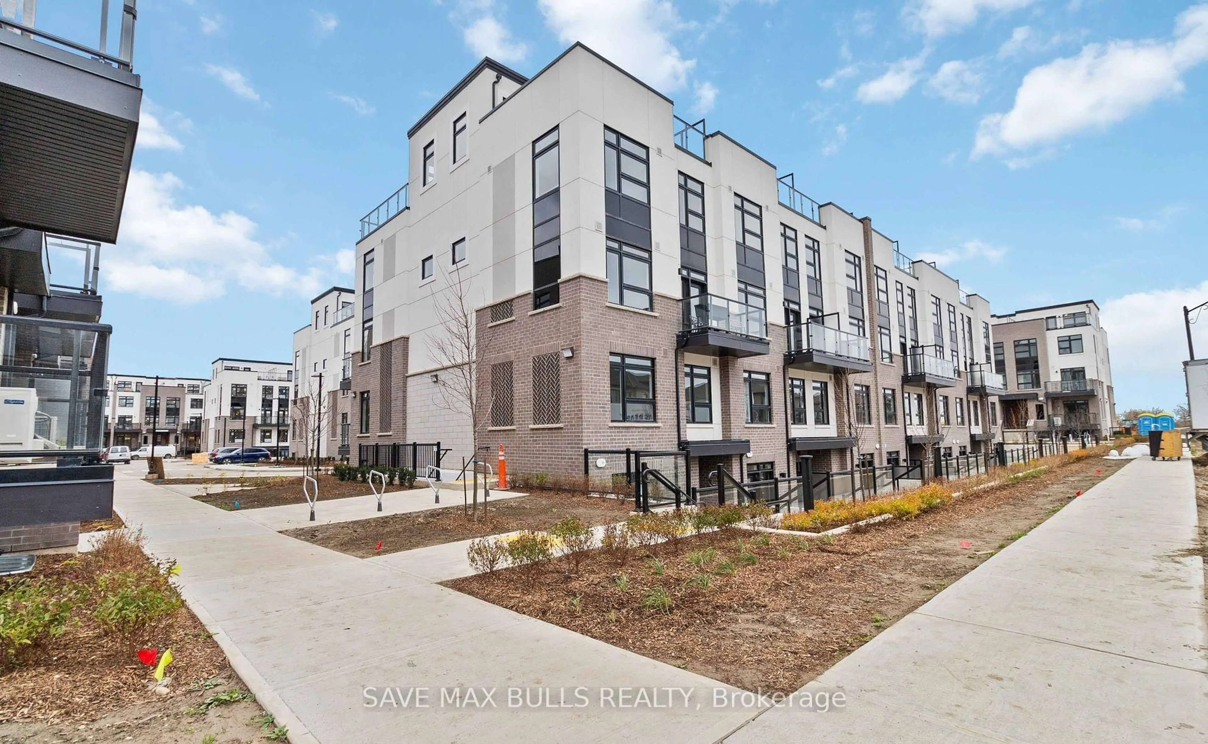 A pic from outside/outdoor area/front of a property/back of a property/a pic from drone, street for 1589 Rose Way #119, Milton Ontario L9E 1N4