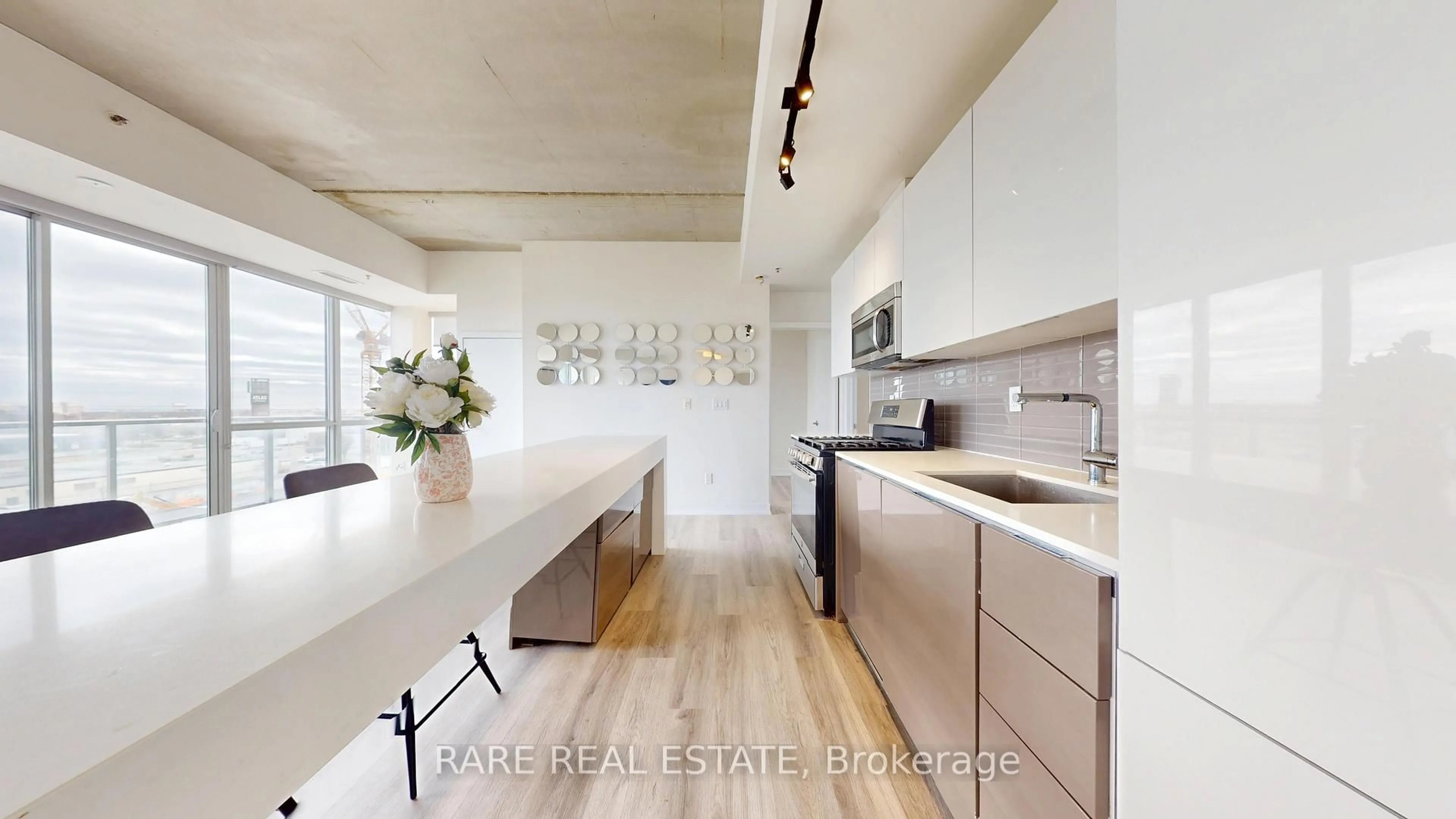 Contemporary kitchen, unknown for 51 Lady Bank Rd #501, Toronto Ontario M8Z 0C9