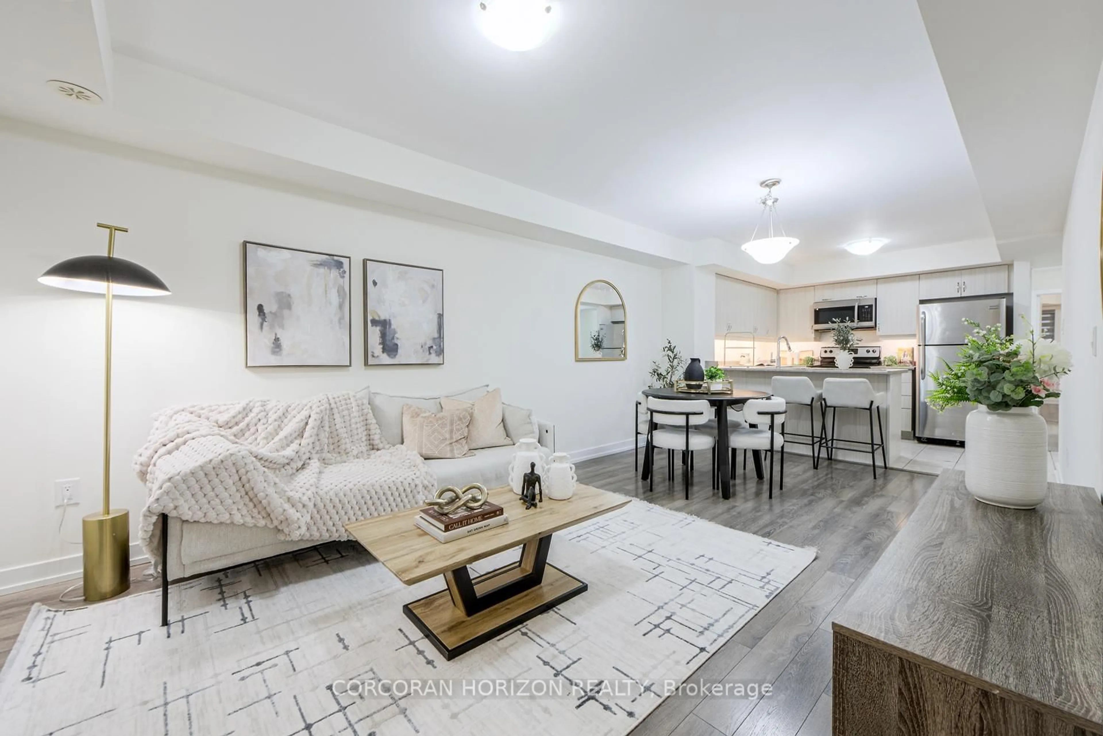 Living room with furniture, unknown for 2315 Sheppard Ave #70, Toronto Ontario M9M 3A4