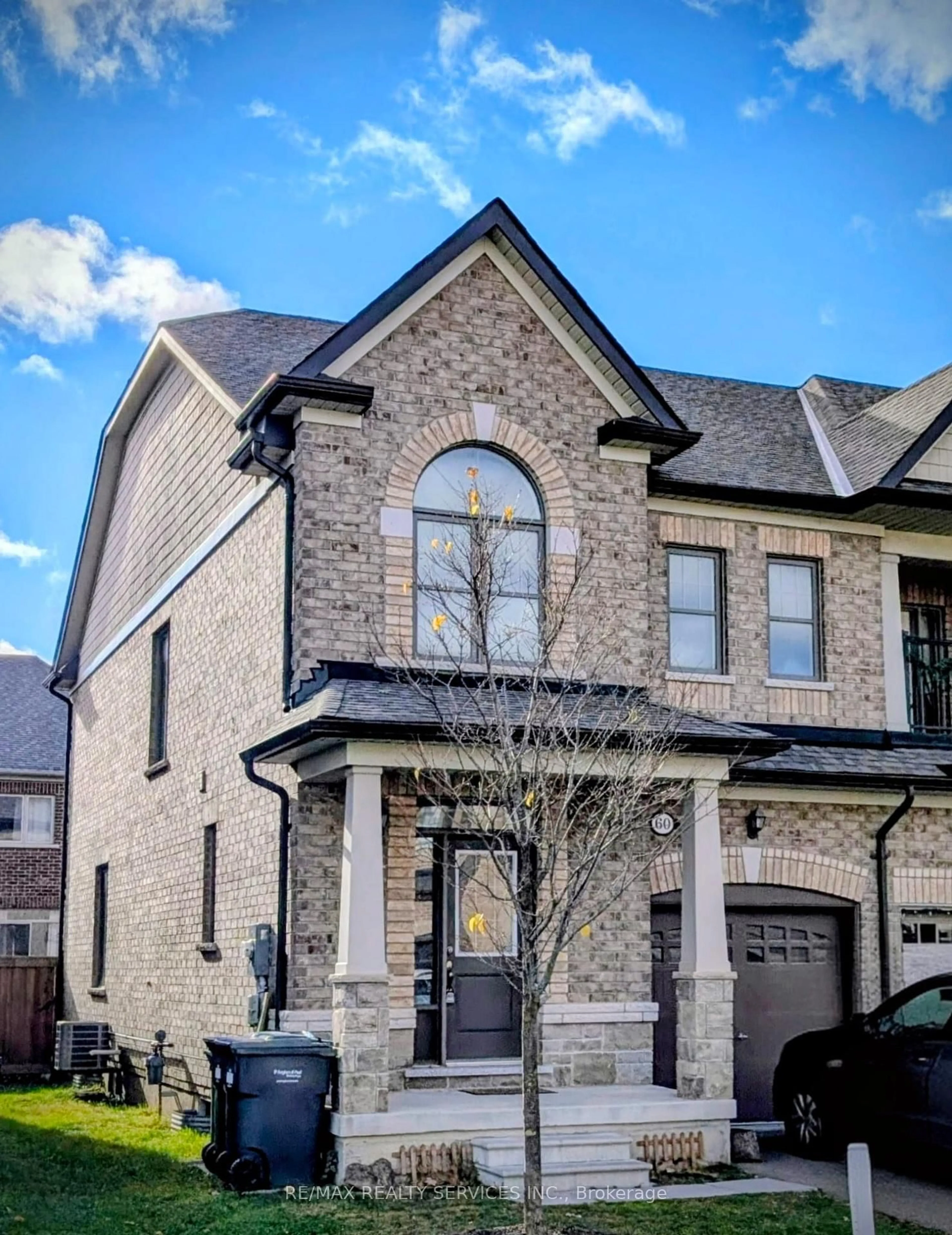 Home with brick exterior material, street for 60 True Blue Cres, Caledon Ontario L7E 4K7