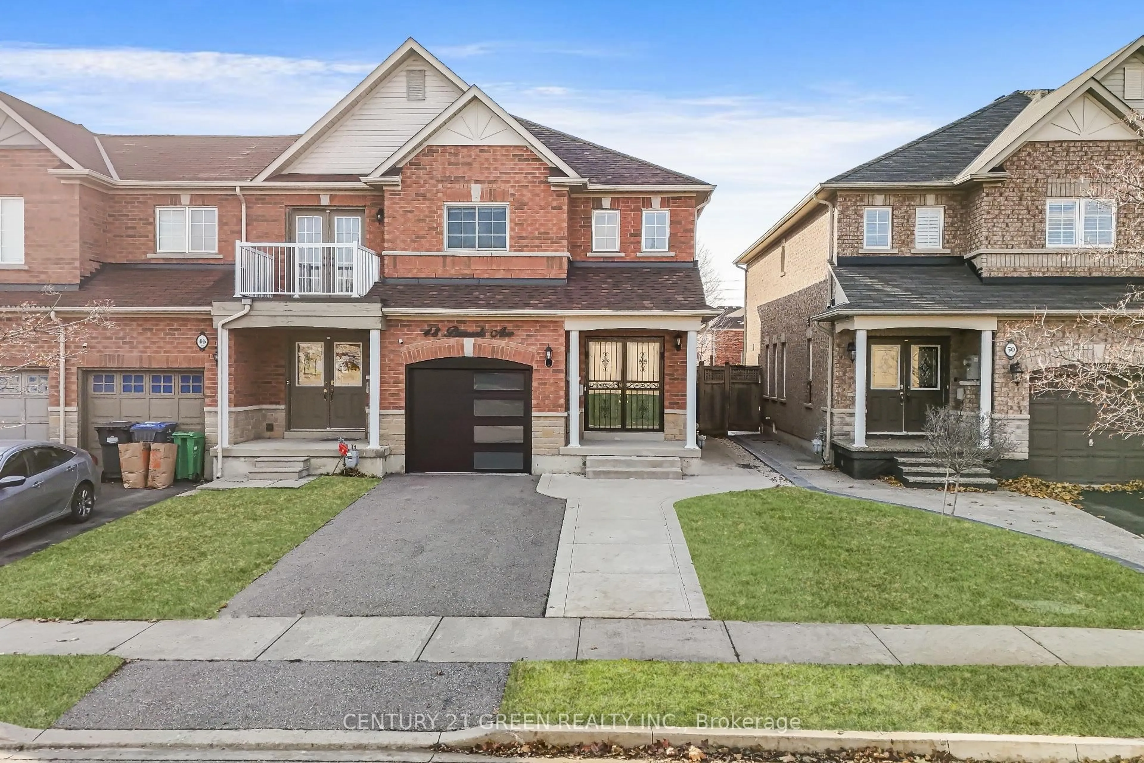 Home with brick exterior material, street for 48 Brussels Ave, Brampton Ontario L6Z 0A5