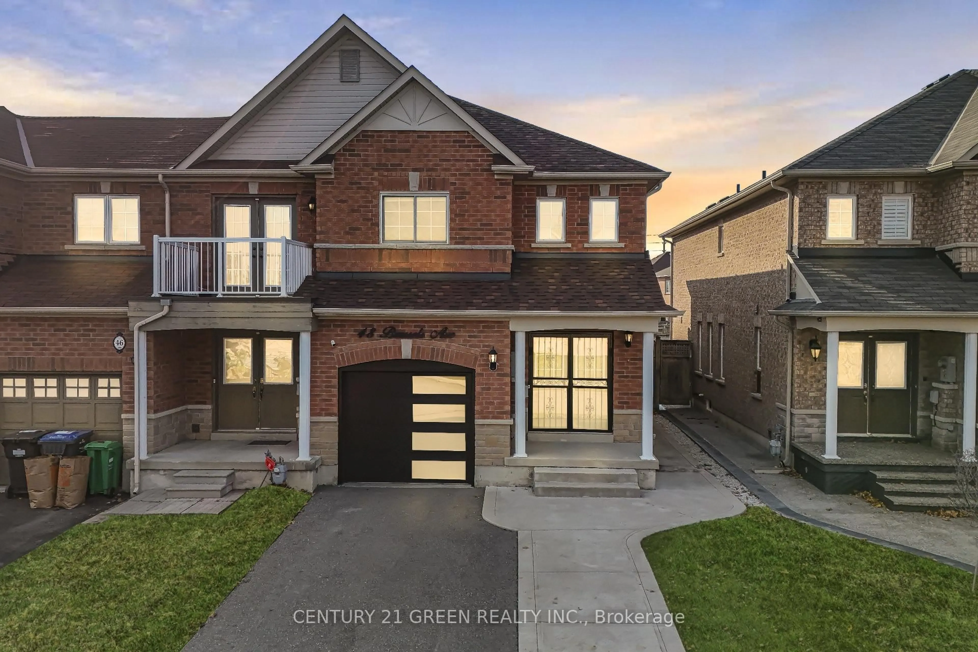 Home with brick exterior material, street for 48 Brussels Ave, Brampton Ontario L6Z 0A5