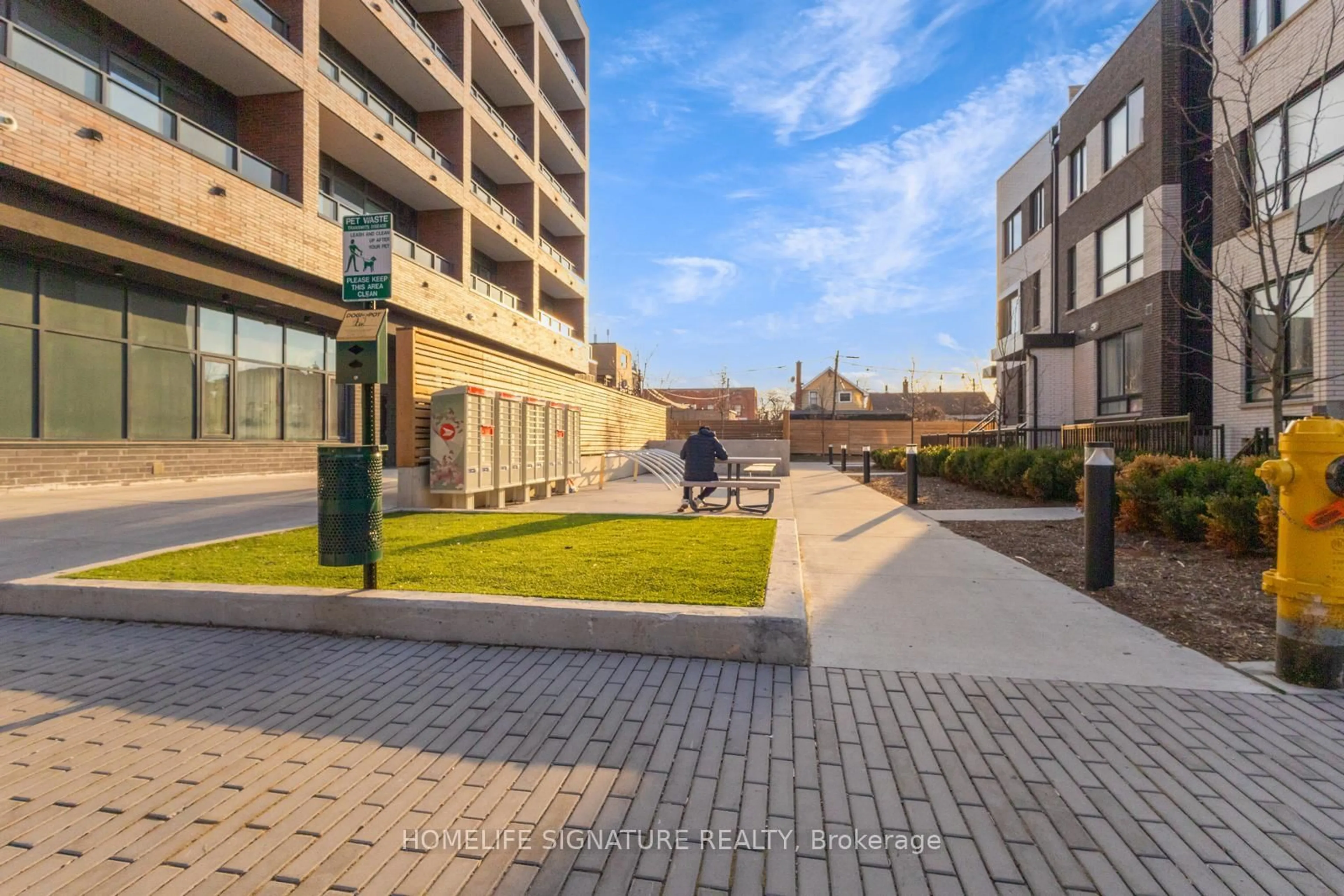 A pic from outside/outdoor area/front of a property/back of a property/a pic from drone, street for 1808 St Clair Ave #1002, Toronto Ontario N9B 3T7