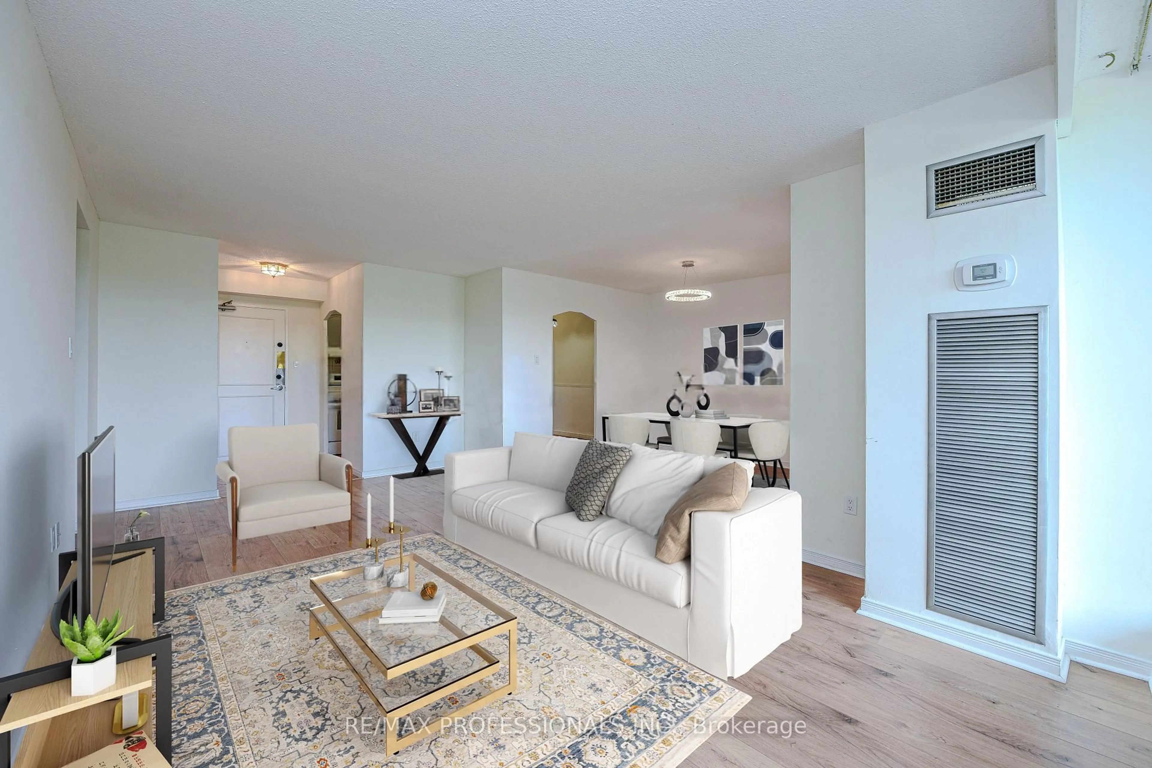 Living room with furniture, unknown for 362 The East Mall #302, Toronto Ontario M9B 6C4