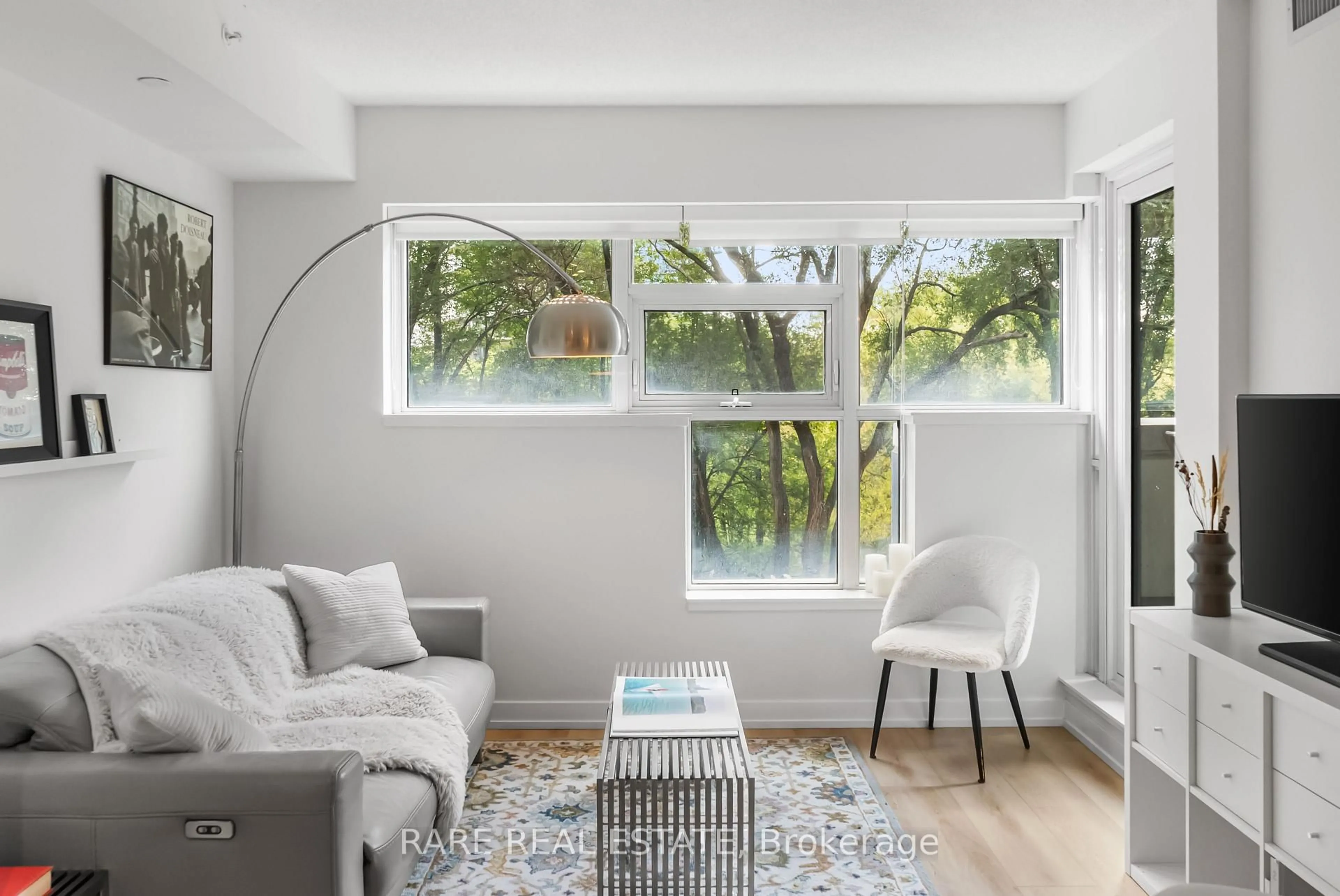 Living room with furniture, unknown for 2220 Lake Shore Blvd #301, Toronto Ontario M8V 0C1