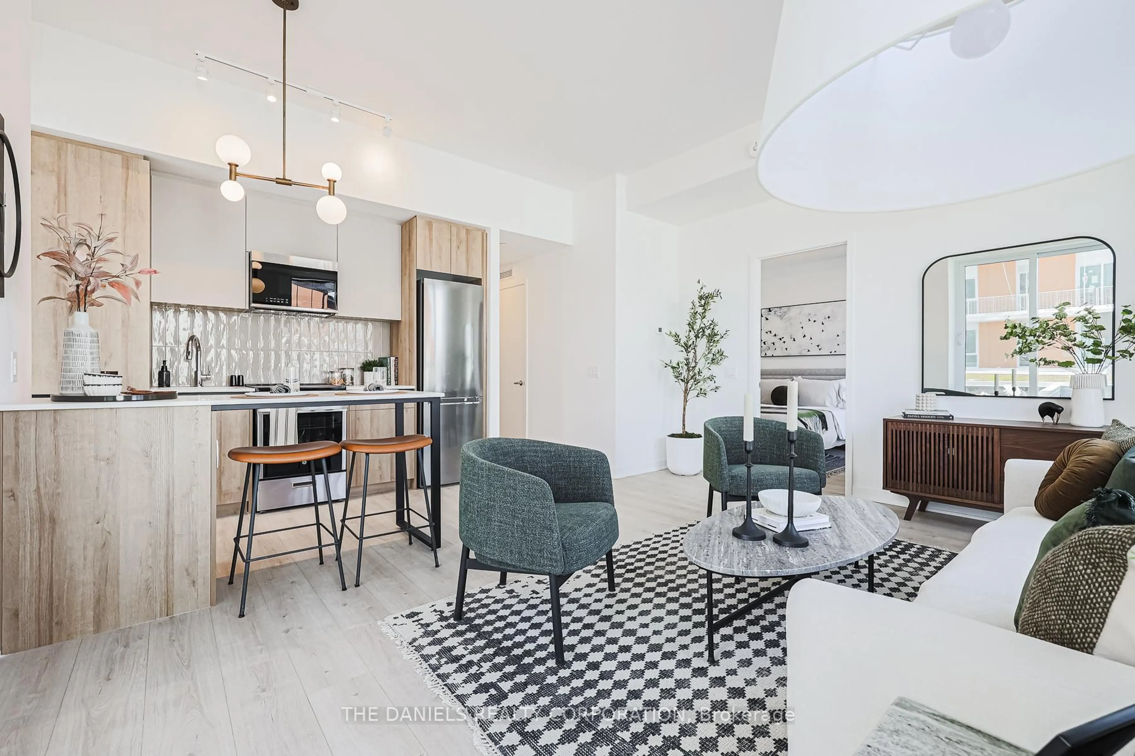 Living room with furniture, unknown for 10 All Nations Dr #205, Brampton Ontario L7A 0H8