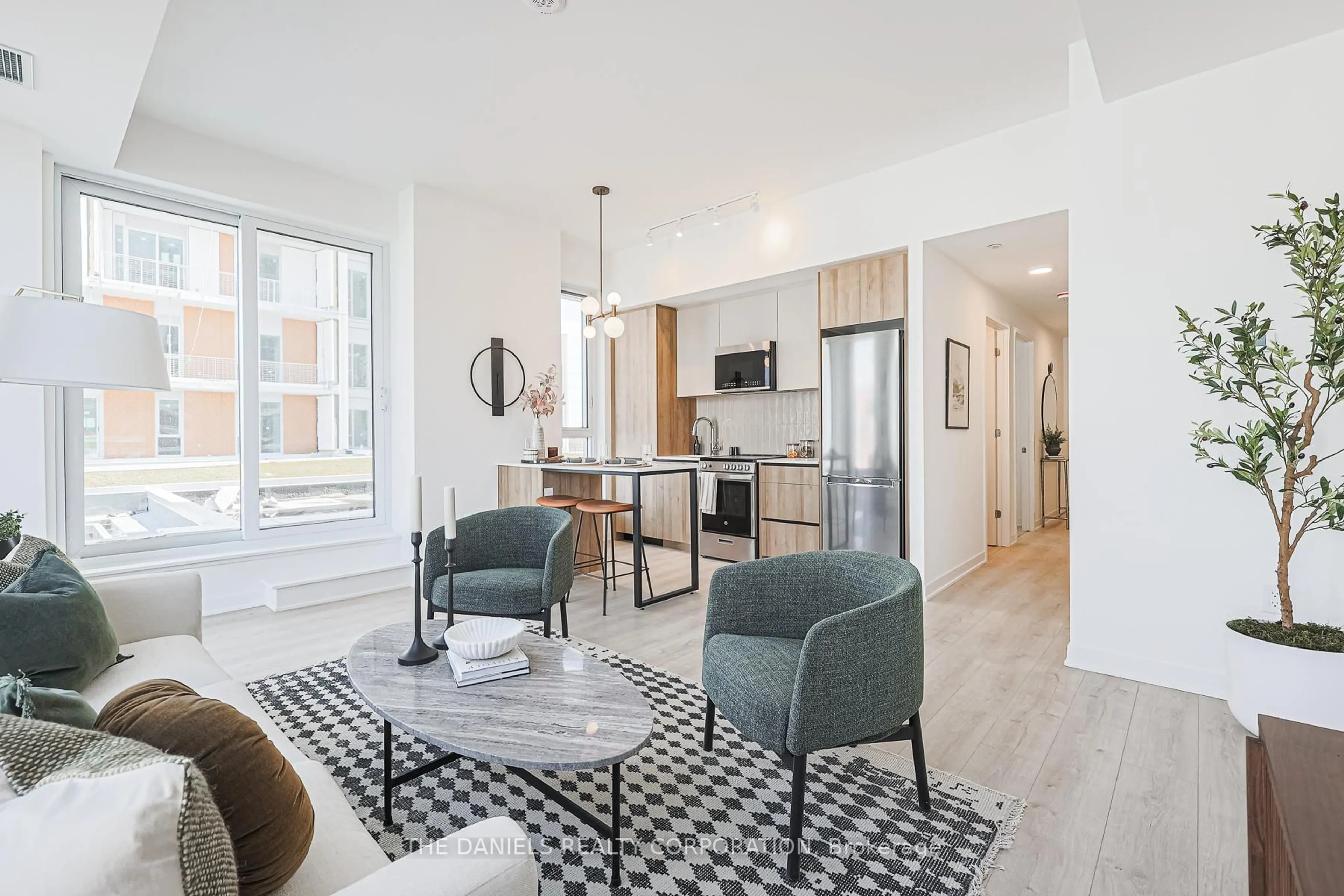 Living room with furniture, unknown for 10 All Nations Dr #205, Brampton Ontario L7A 0H8