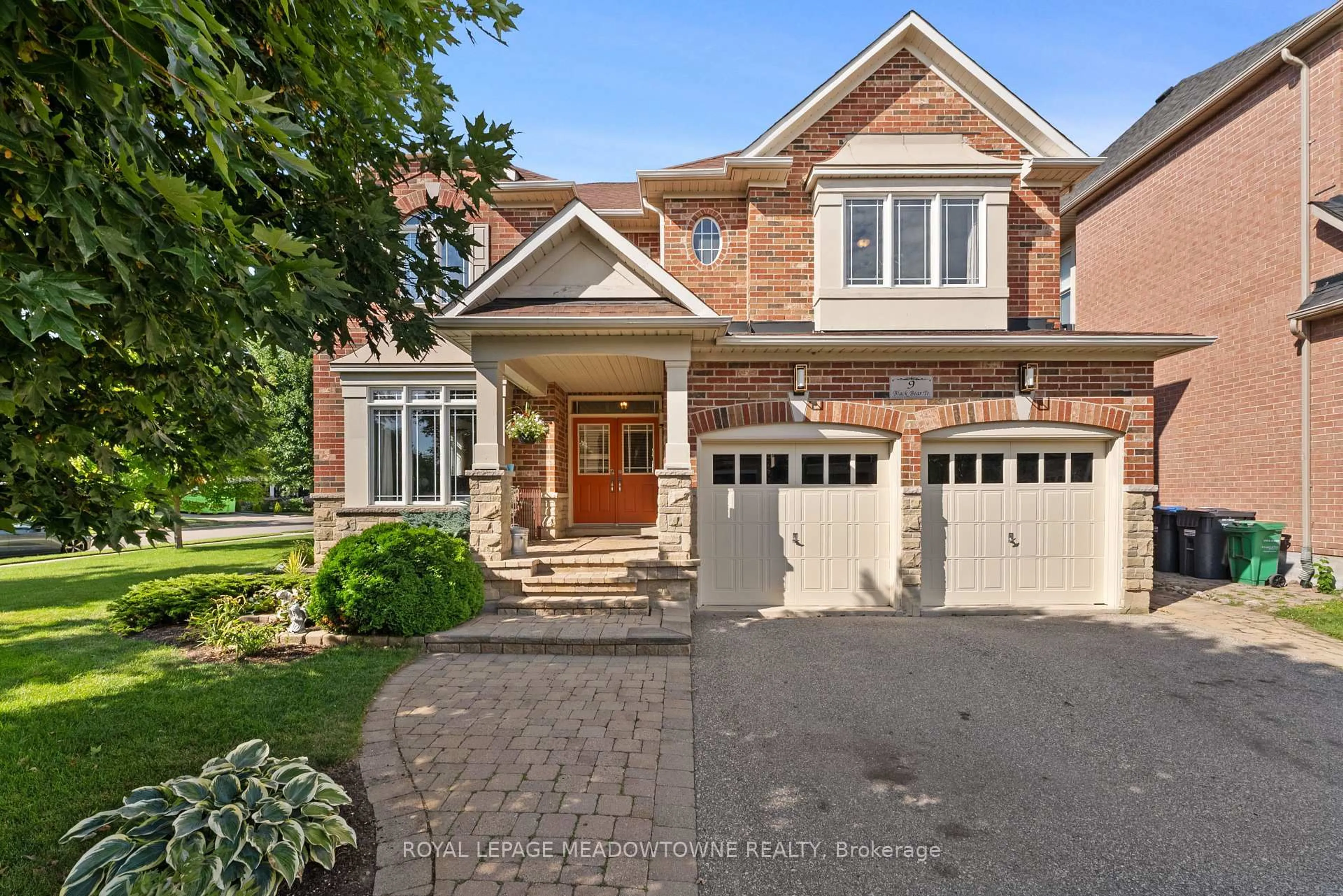Home with brick exterior material, street for 9 Black Bear Tr, Brampton Ontario L6Y 5L2