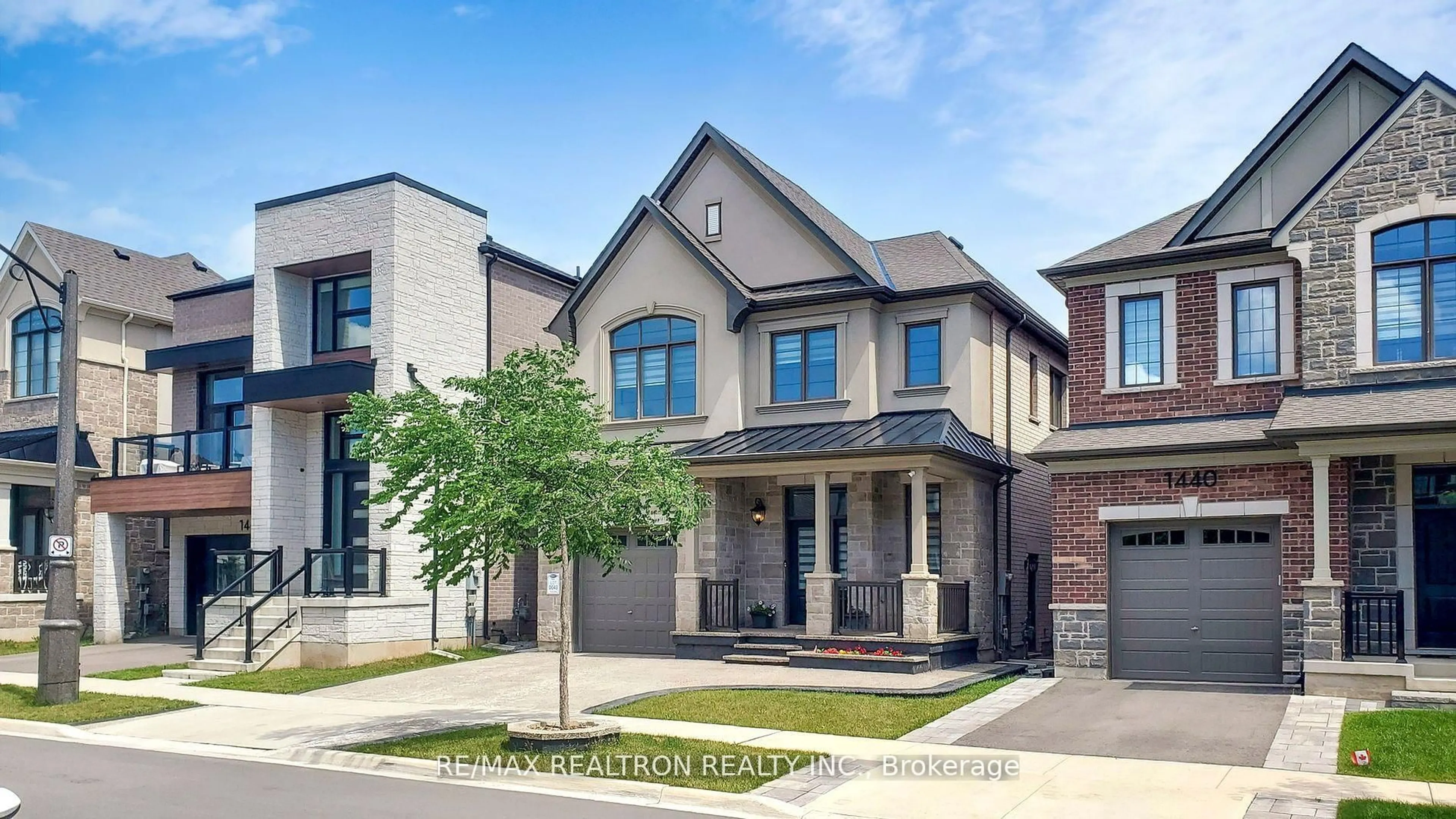 Home with brick exterior material, street for 1444 Varelas Passage, Oakville Ontario L6H 3S3