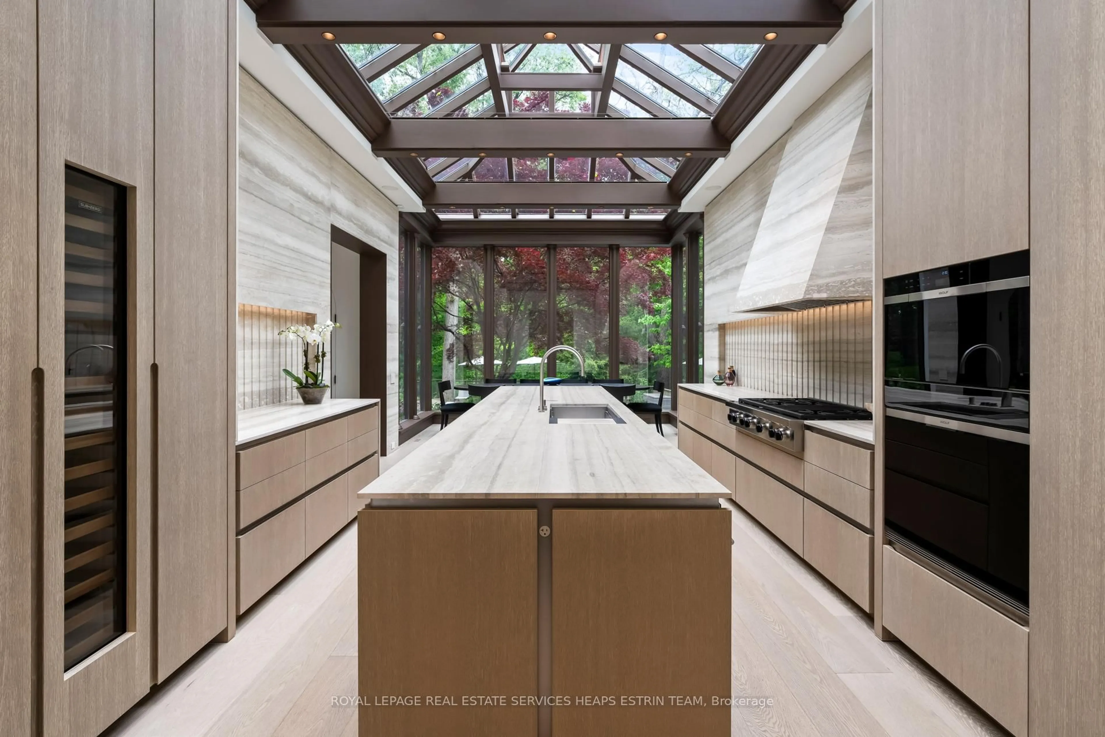 Contemporary kitchen, ceramic/tile floor for 25 North Dr, Toronto Ontario M9A 4R1