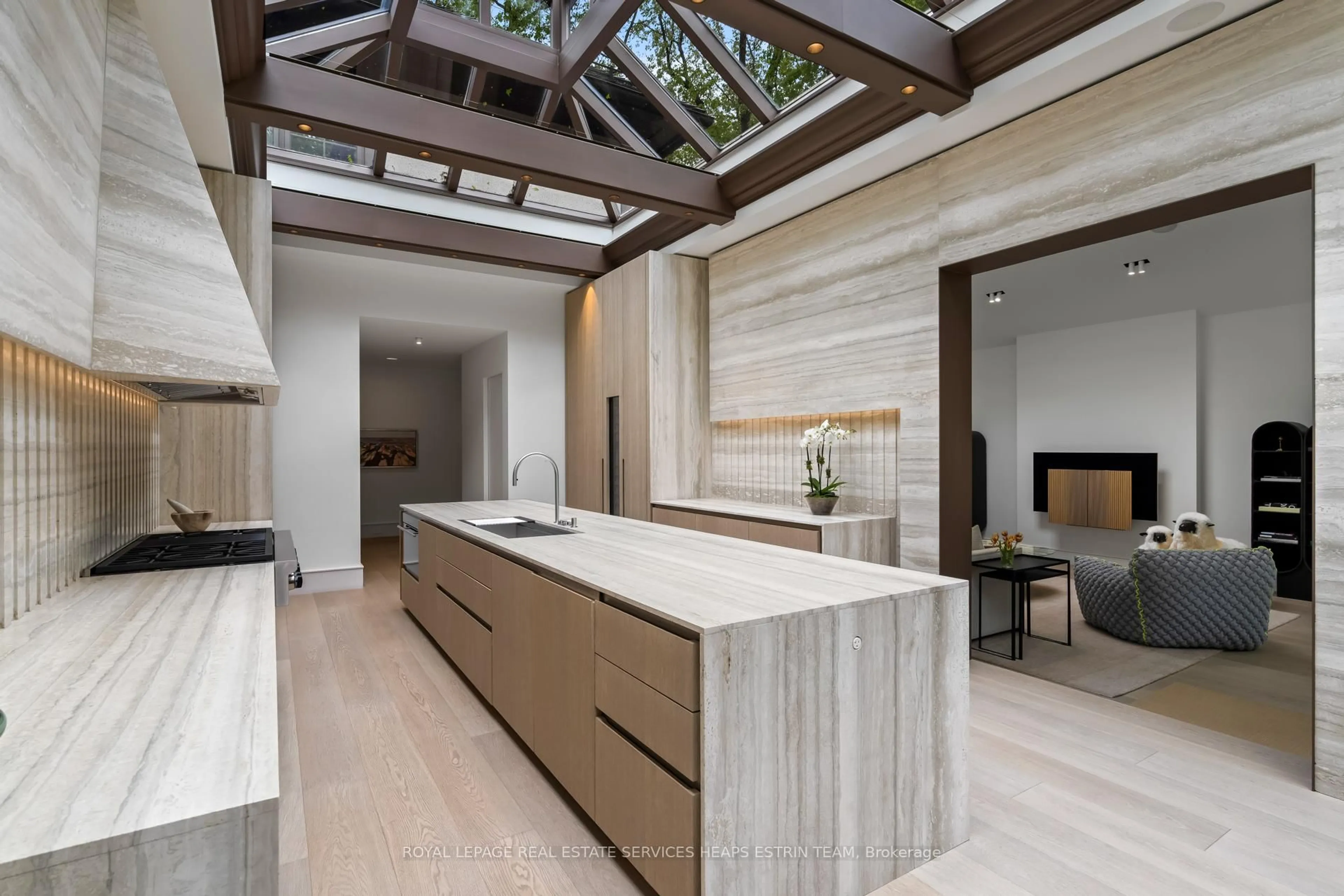 Contemporary kitchen, ceramic/tile floor for 25 North Dr, Toronto Ontario M9A 4R1