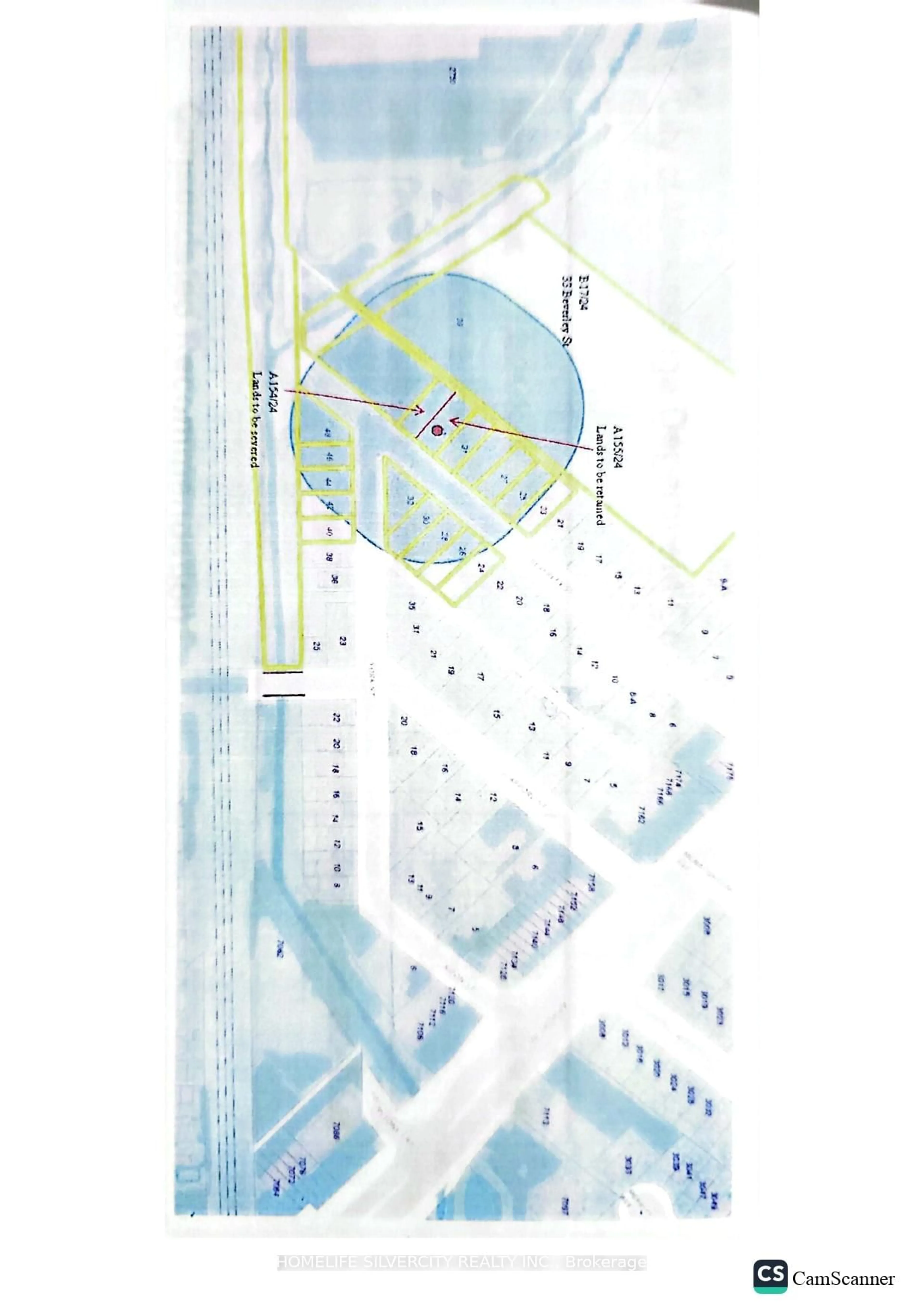 Picture of a map for 33 Beverley St, Mississauga Ontario L4T 1E9