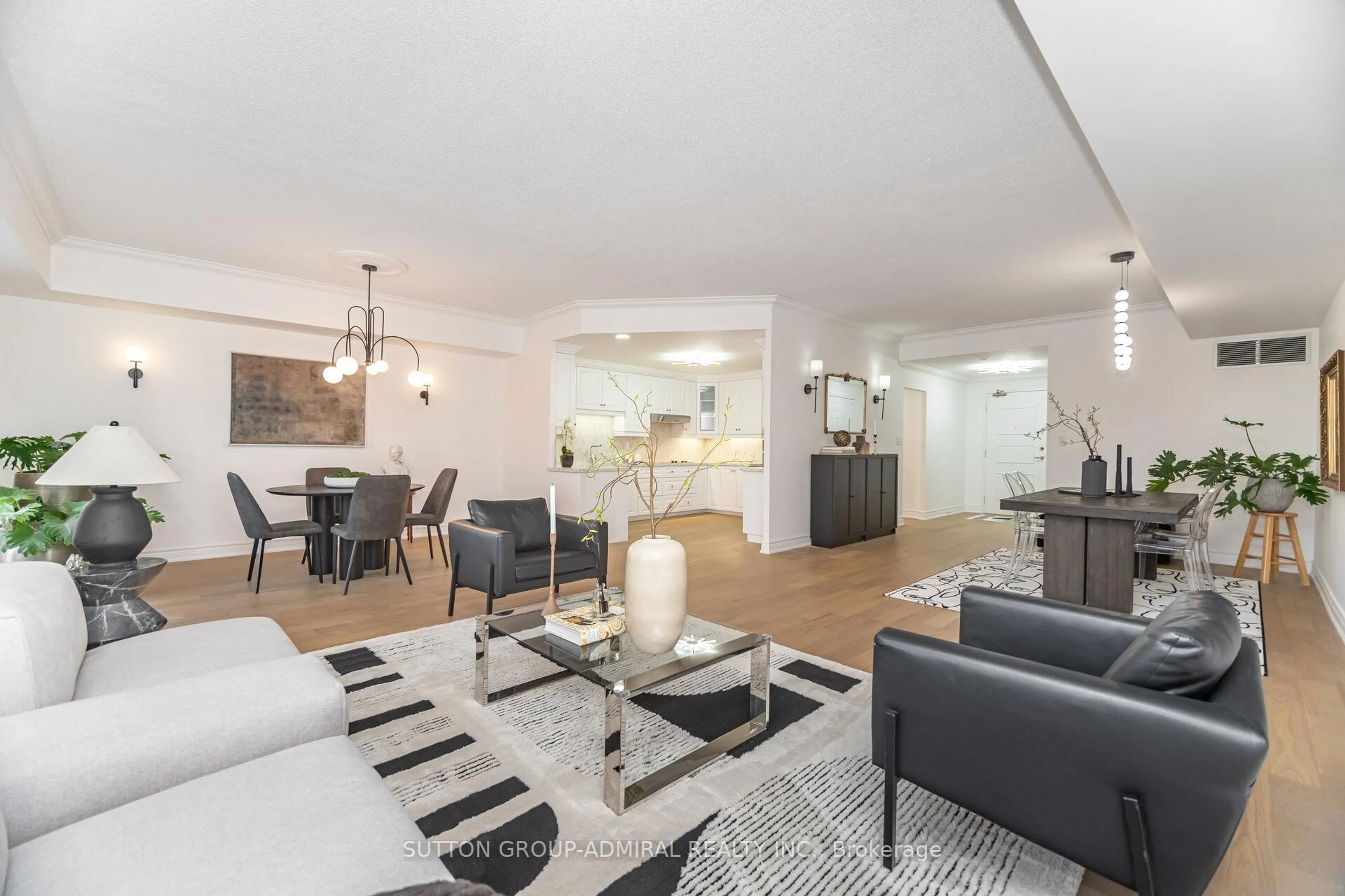 Living room with furniture, unknown for 30 Anglesey Blvd #304, Toronto Ontario M9A 3B5