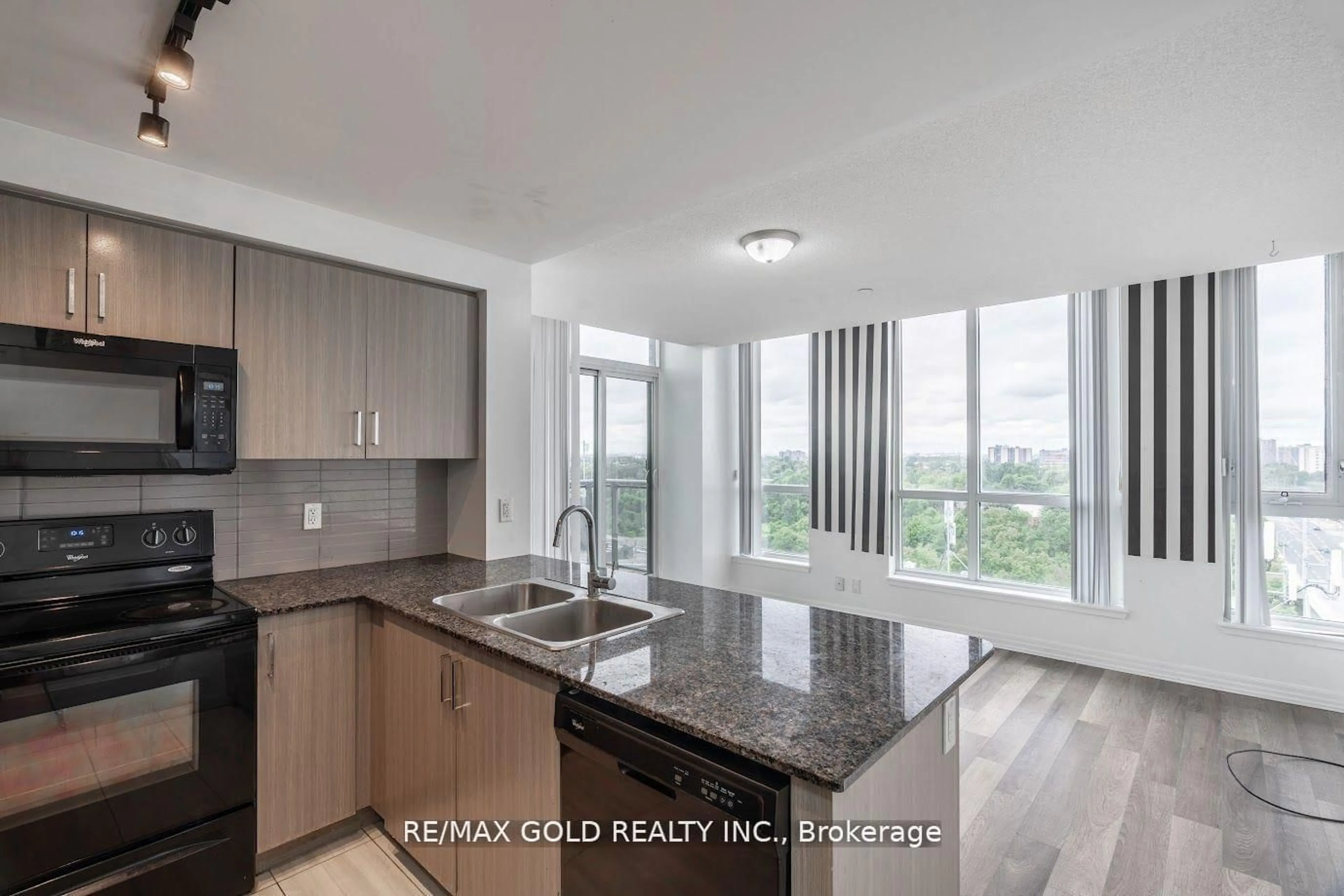 Open concept kitchen, unknown for 80 Esther Lorrie Dr #1105, Toronto Ontario M9W 0C6