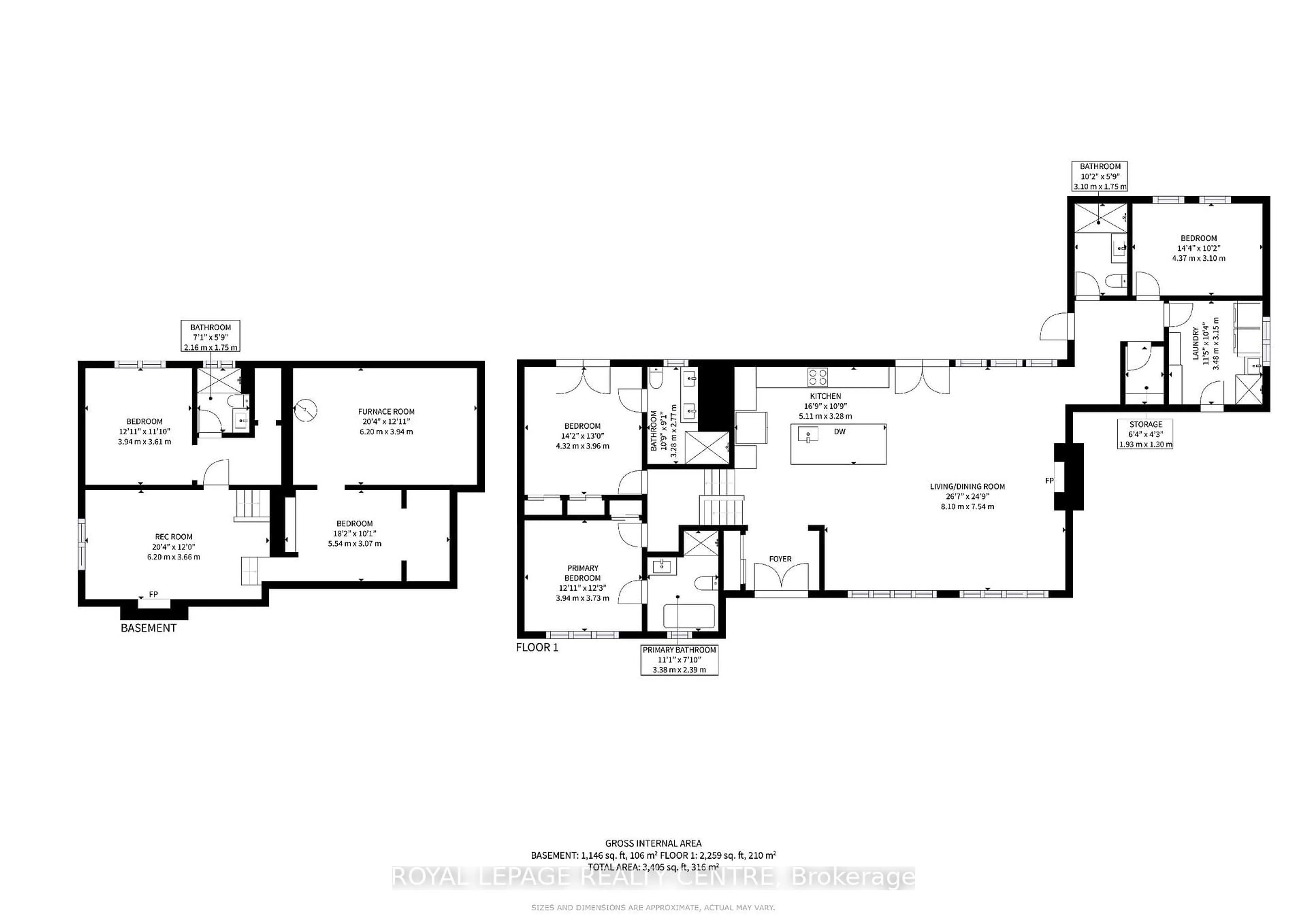 Floor plan for 521 Old York Rd, Burlington Ontario L7P 4Y6