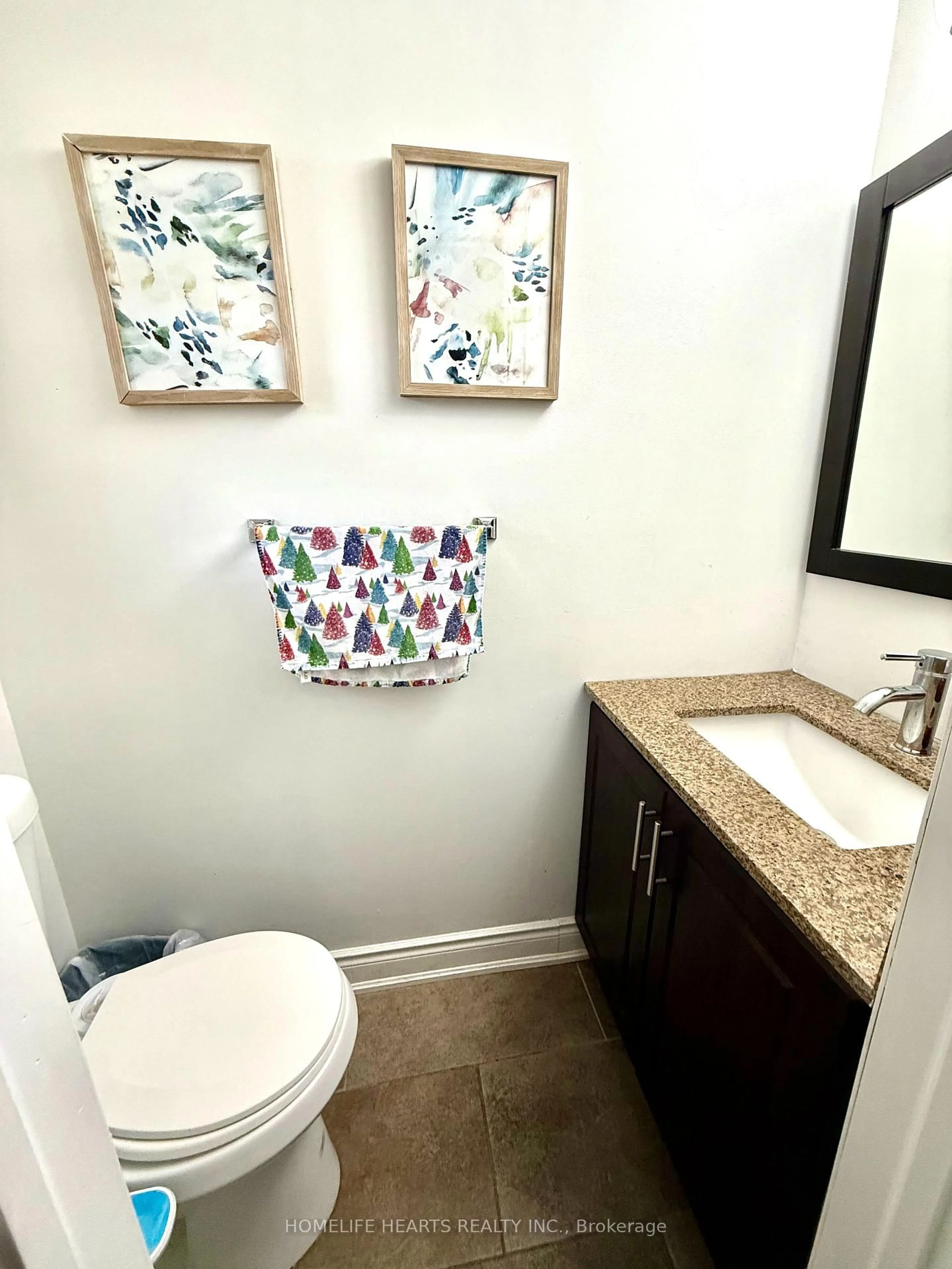 Contemporary bathroom, ceramic/tile floor for 235 Bronte St #30, Milton Ontario L9T 3V8