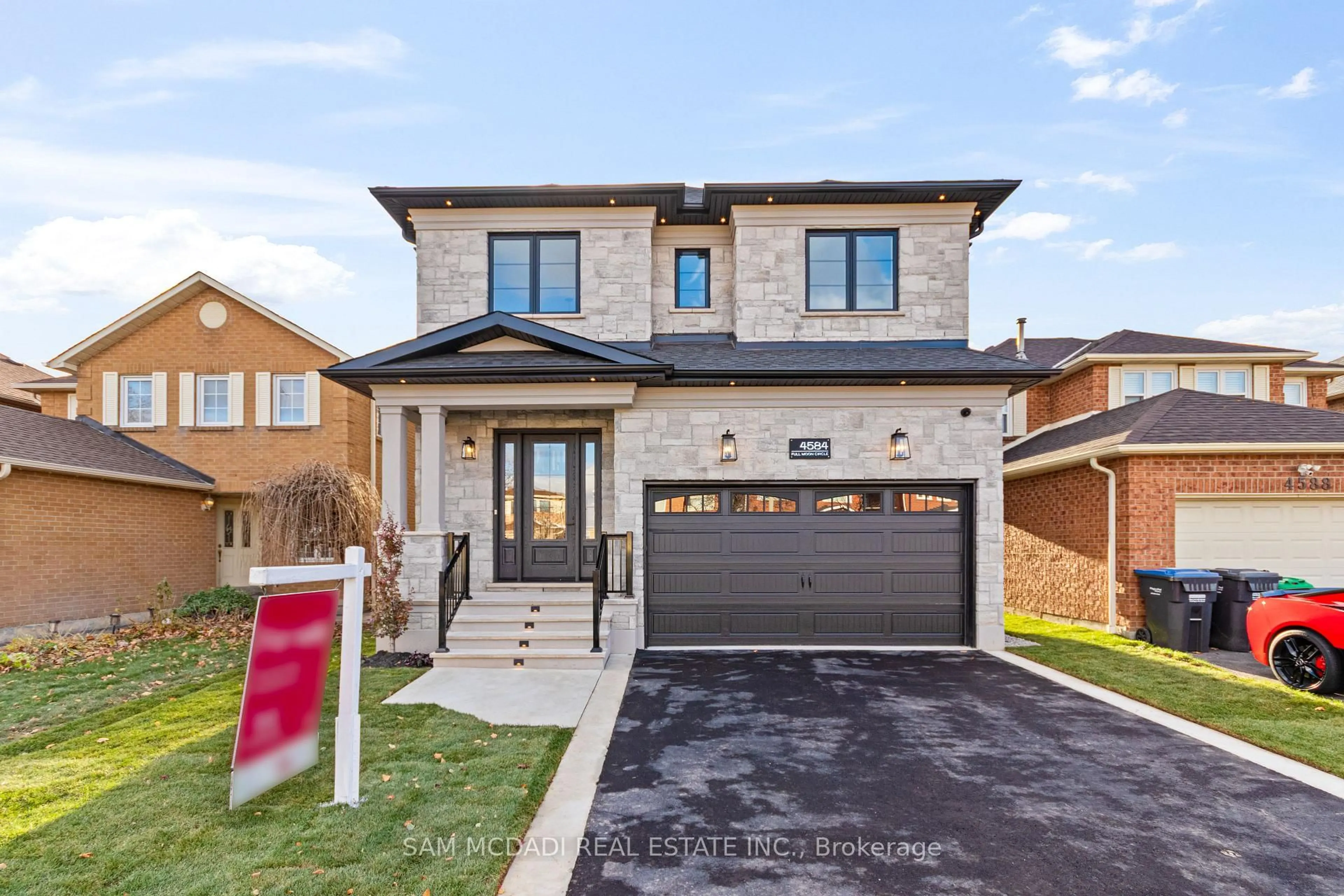 Home with brick exterior material, street for 4584 Full Moon Circ, Mississauga Ontario L4Z 2N6