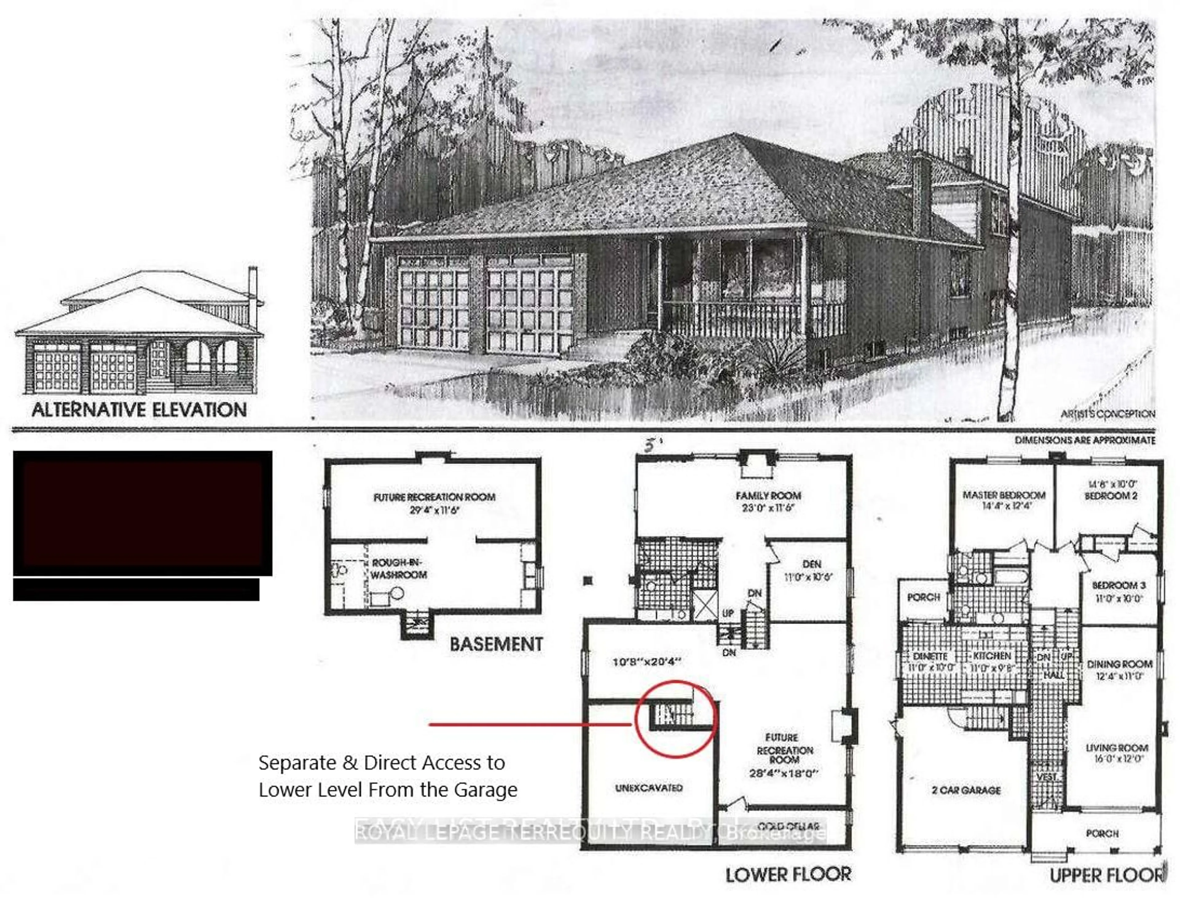 Floor plan for 7 Princeton Terr, Brampton Ontario L6S 3S4