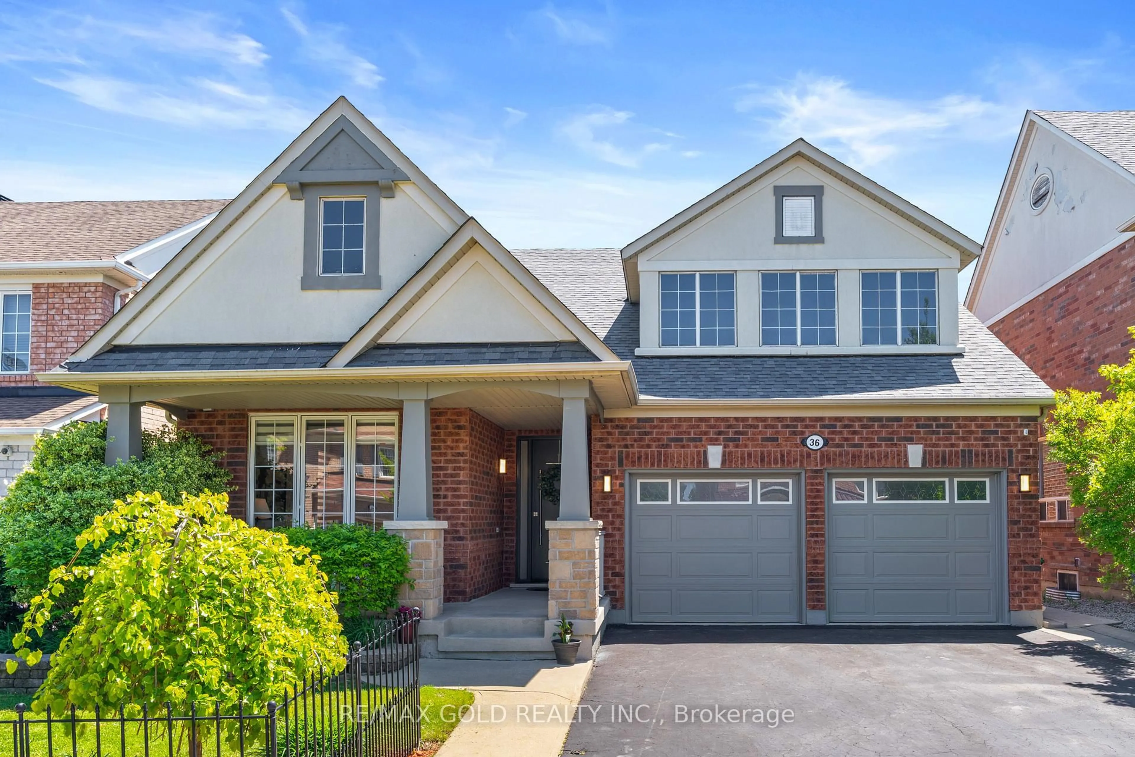 Home with brick exterior material, street for 36 Slipneedle St, Brampton Ontario L6S 6L5
