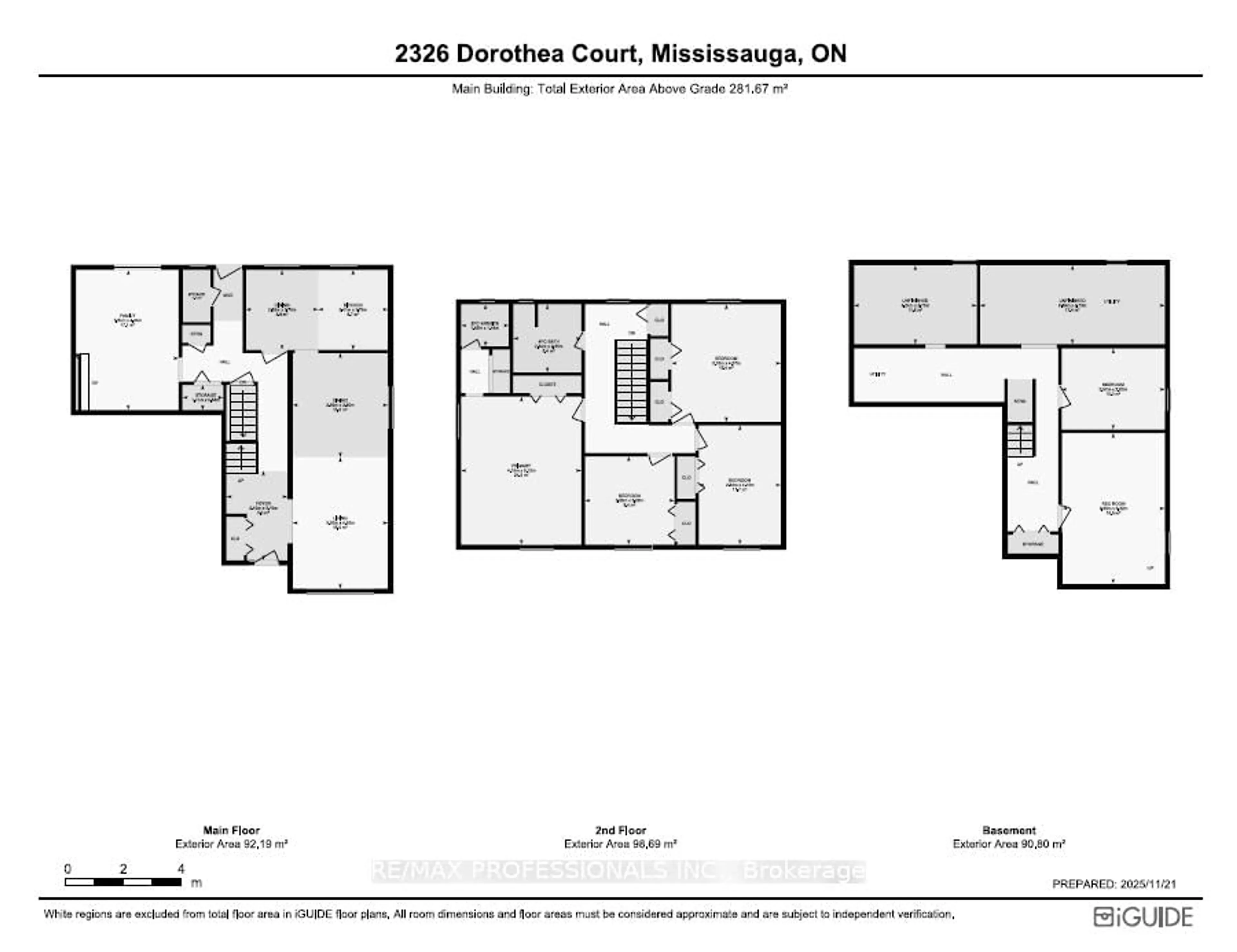 Floor plan for 2326 Dorothea Crt, Mississauga Ontario L5B 2B7