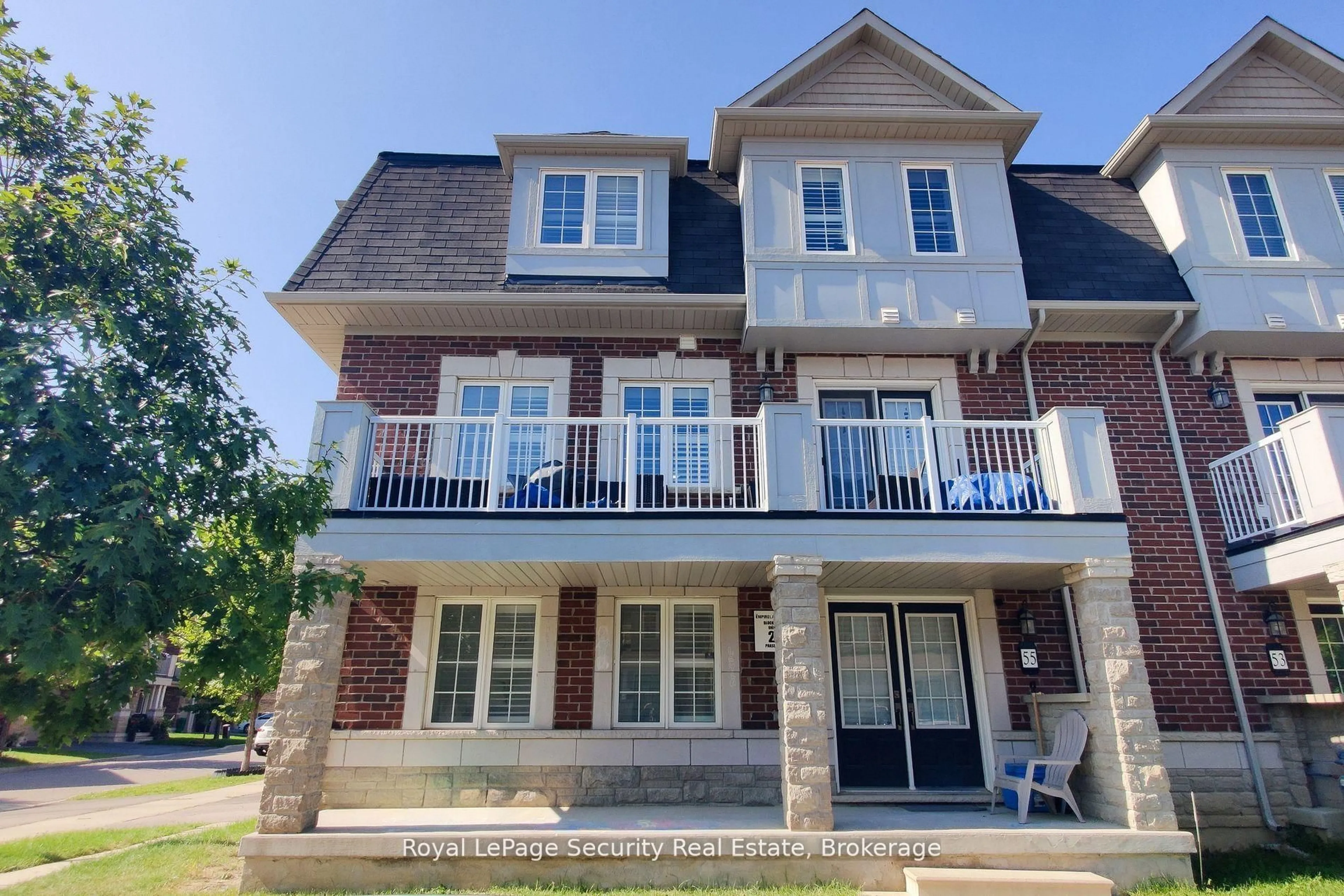 Home with brick exterior material, street for 55 Golden Springs Dr, Brampton Ontario L7A 0C7