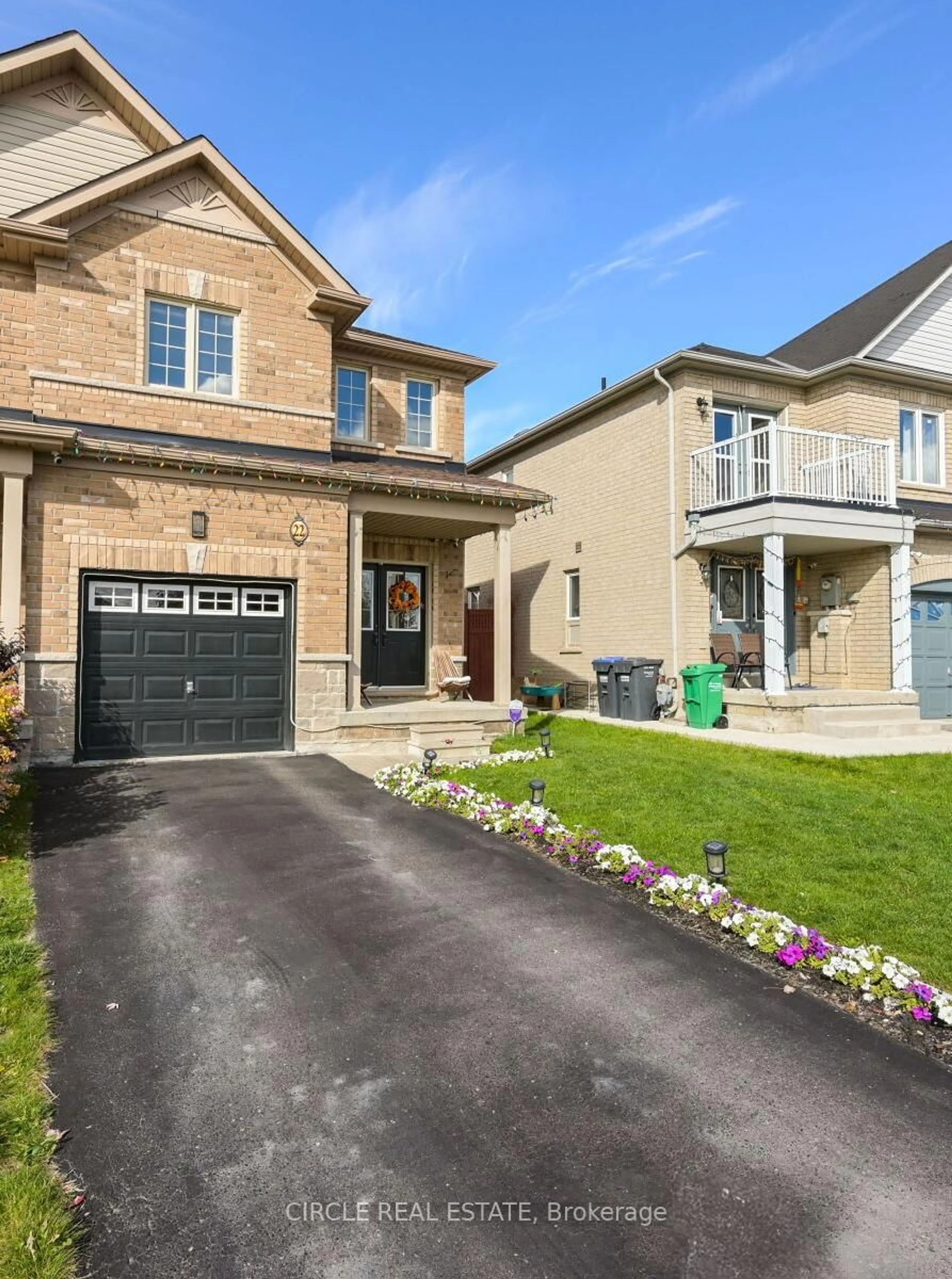 Home with brick exterior material, street for 22 Brussels Ave, Brampton Ontario L6Z 0A5