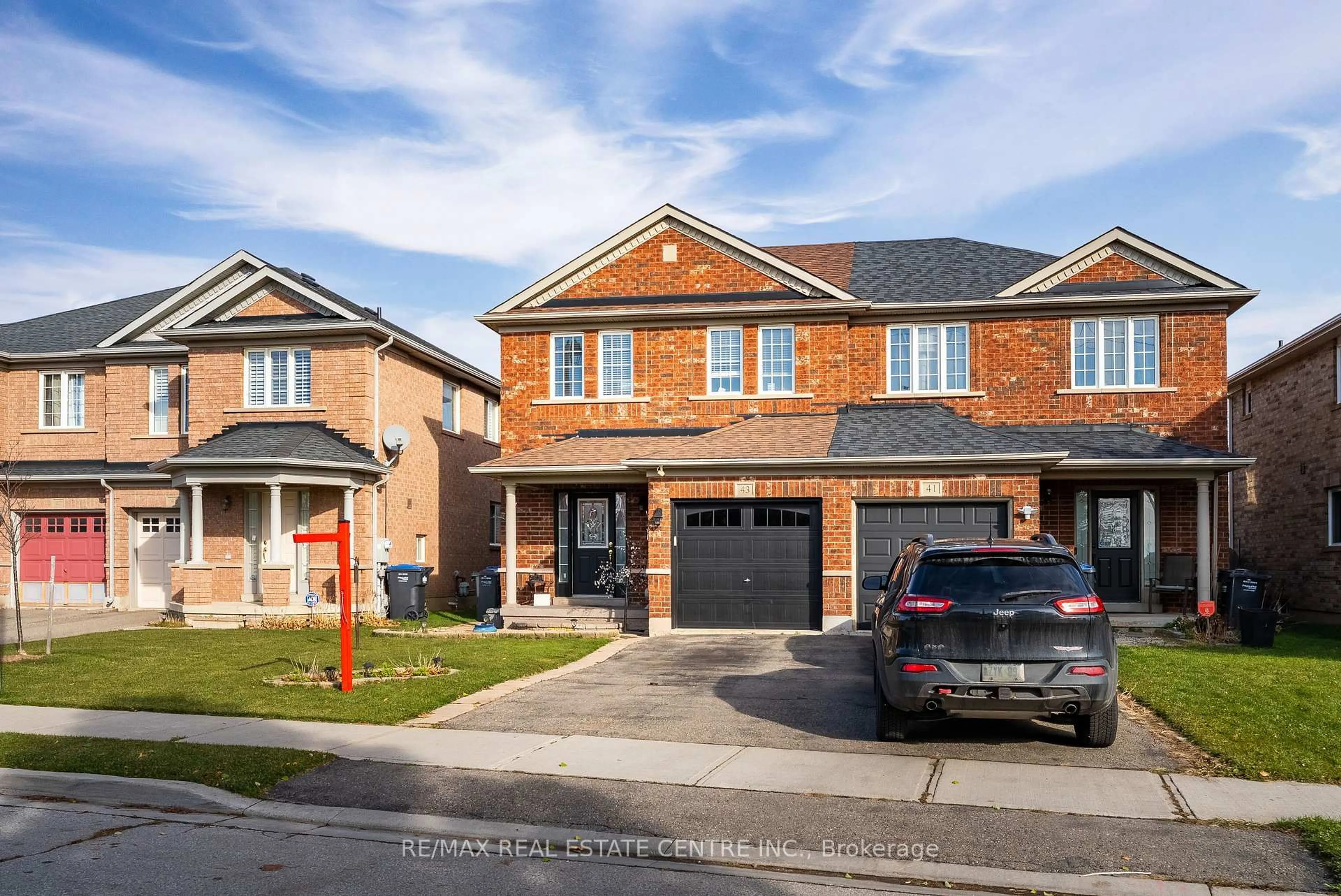 Home with brick exterior material, street for 43 Lockheed Cres, Brampton Ontario L7A 3G3