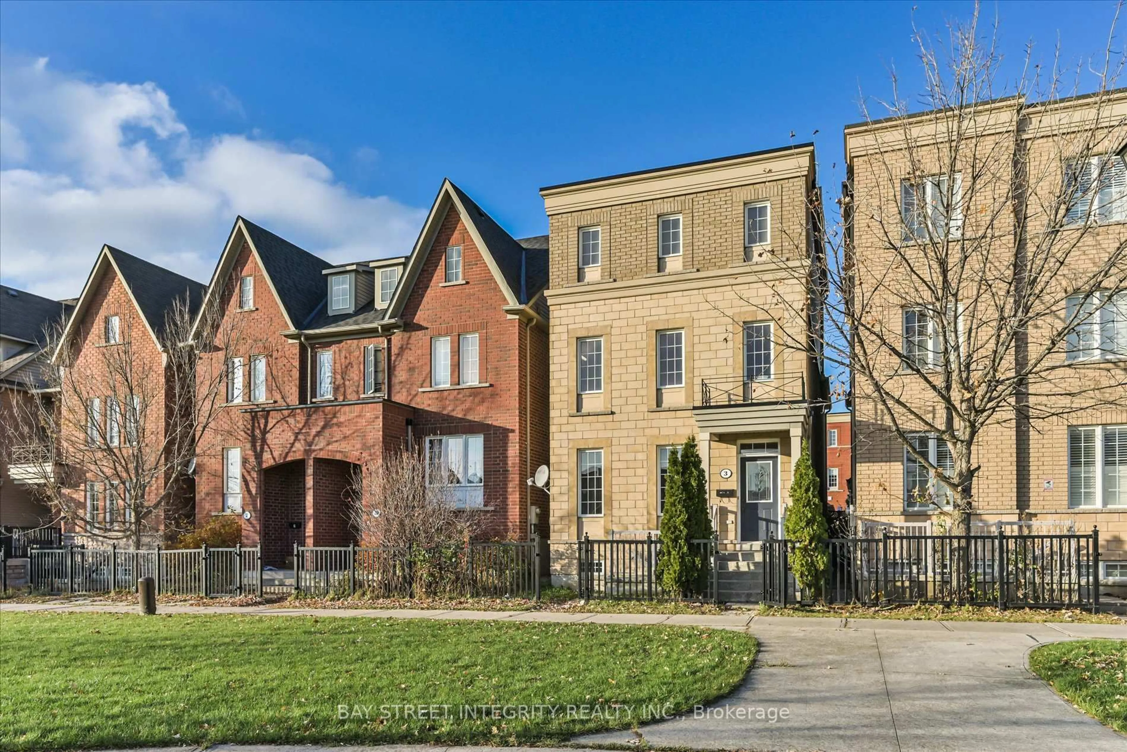 Home with brick exterior material, street for 3 Elia Lane, Toronto Ontario M3J 0E5