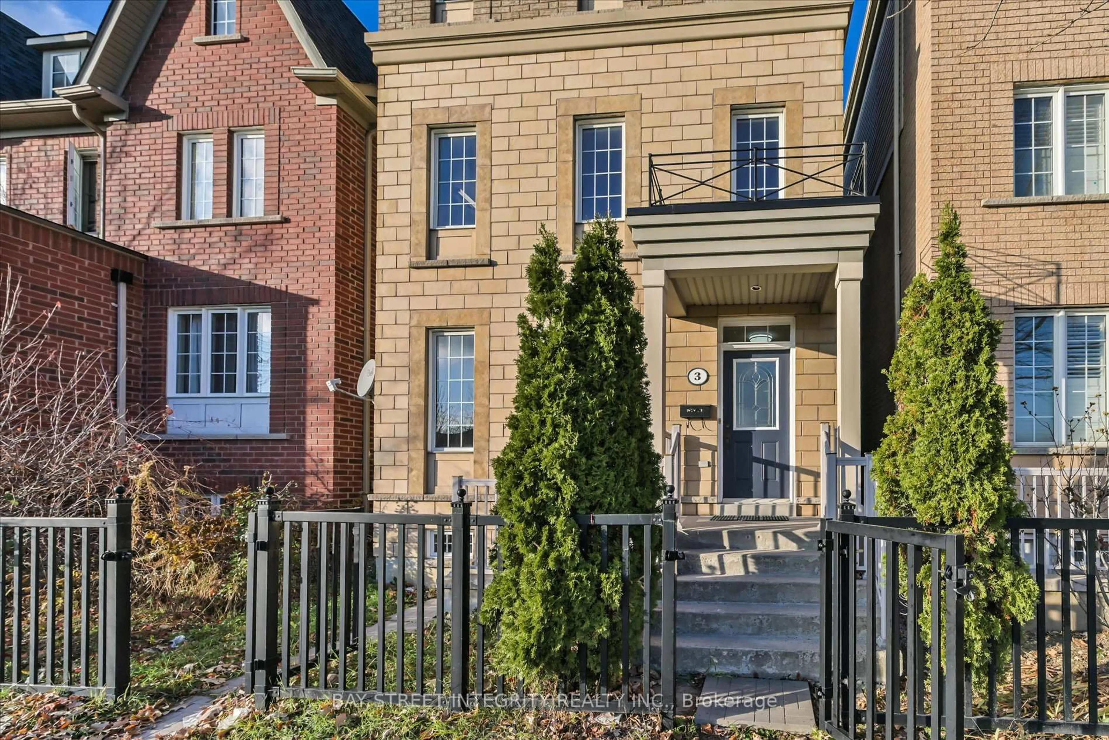 Home with brick exterior material, street for 3 Elia Lane, Toronto Ontario M3J 0E5