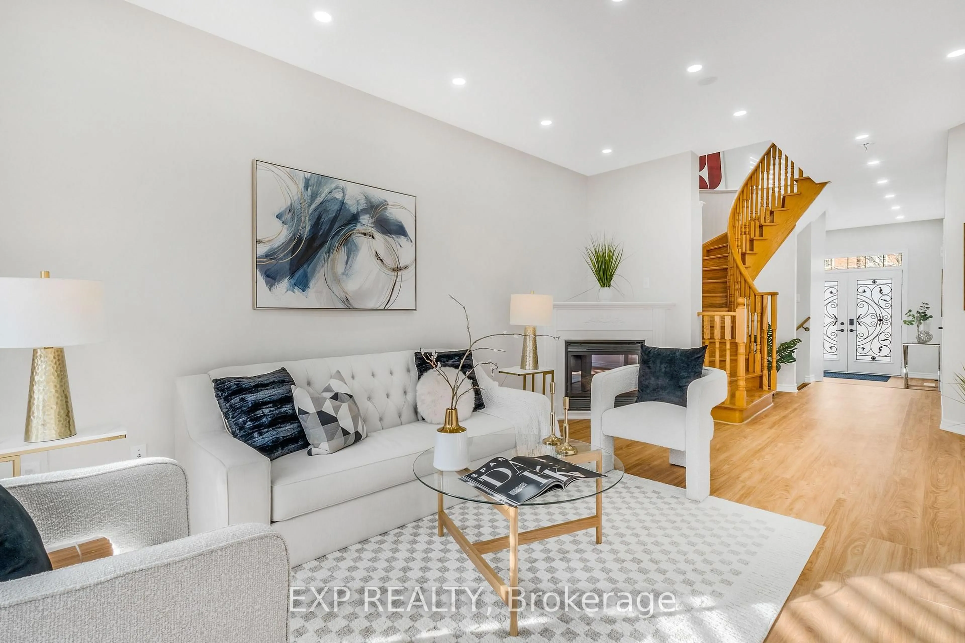 Living room with furniture, unknown for 15 Freesia Rd, Brampton Ontario L7A 0L6