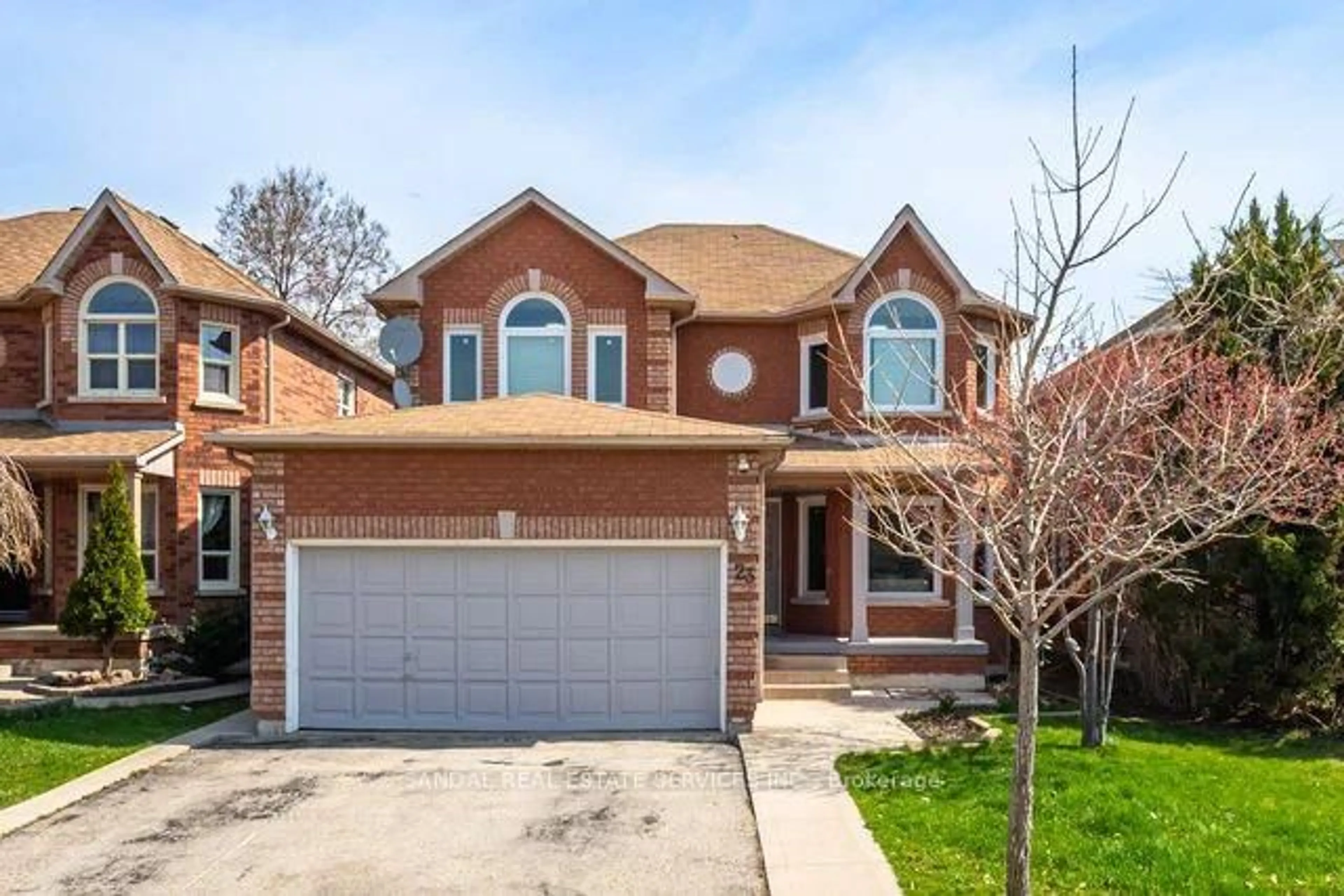 Home with brick exterior material, street for 23 Fenflower Crt, Brampton Ontario L7A 1H3