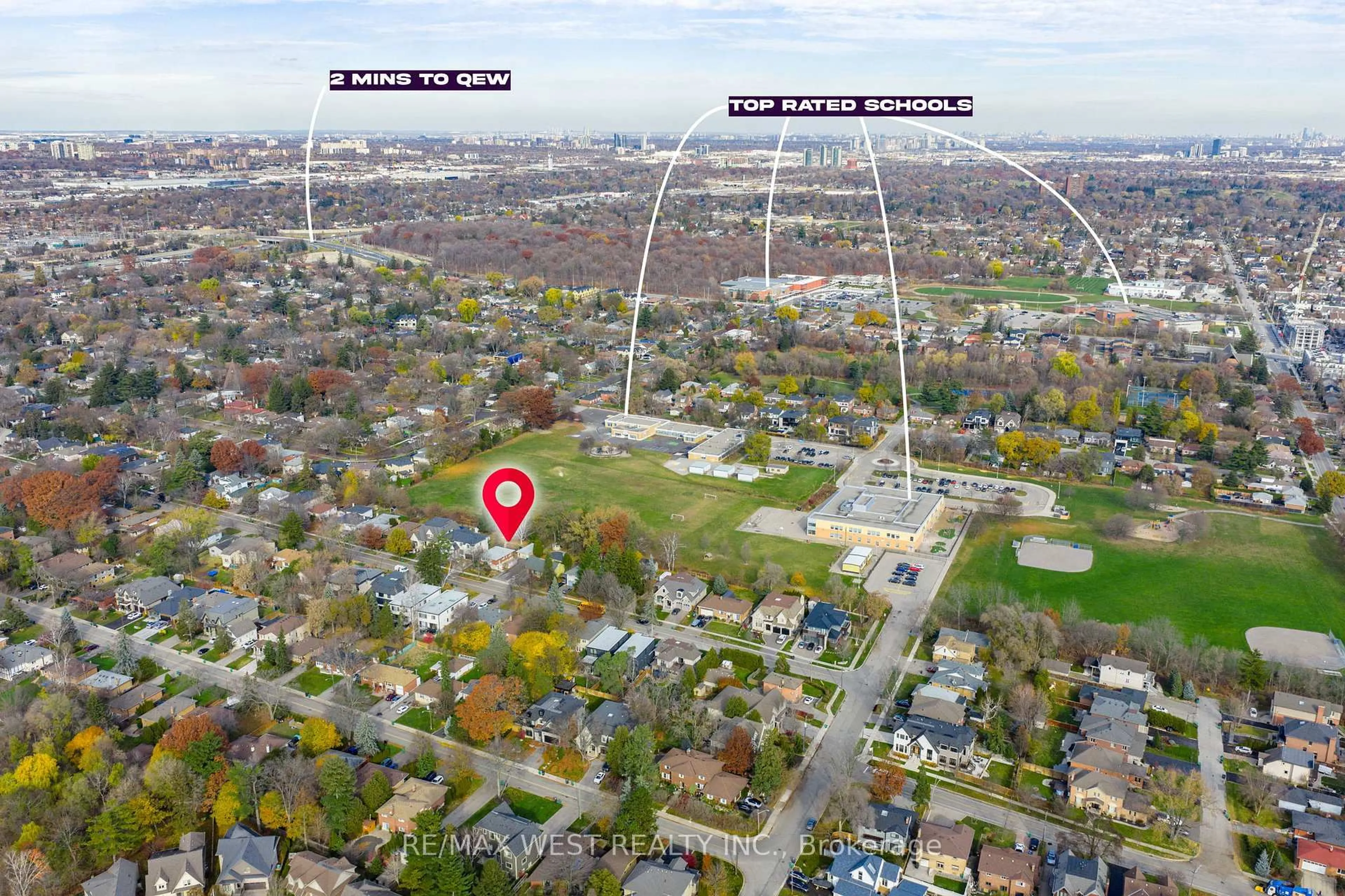 Picture of a map for 1361 Kenmuir Ave, Mississauga Ontario L5G 4B3