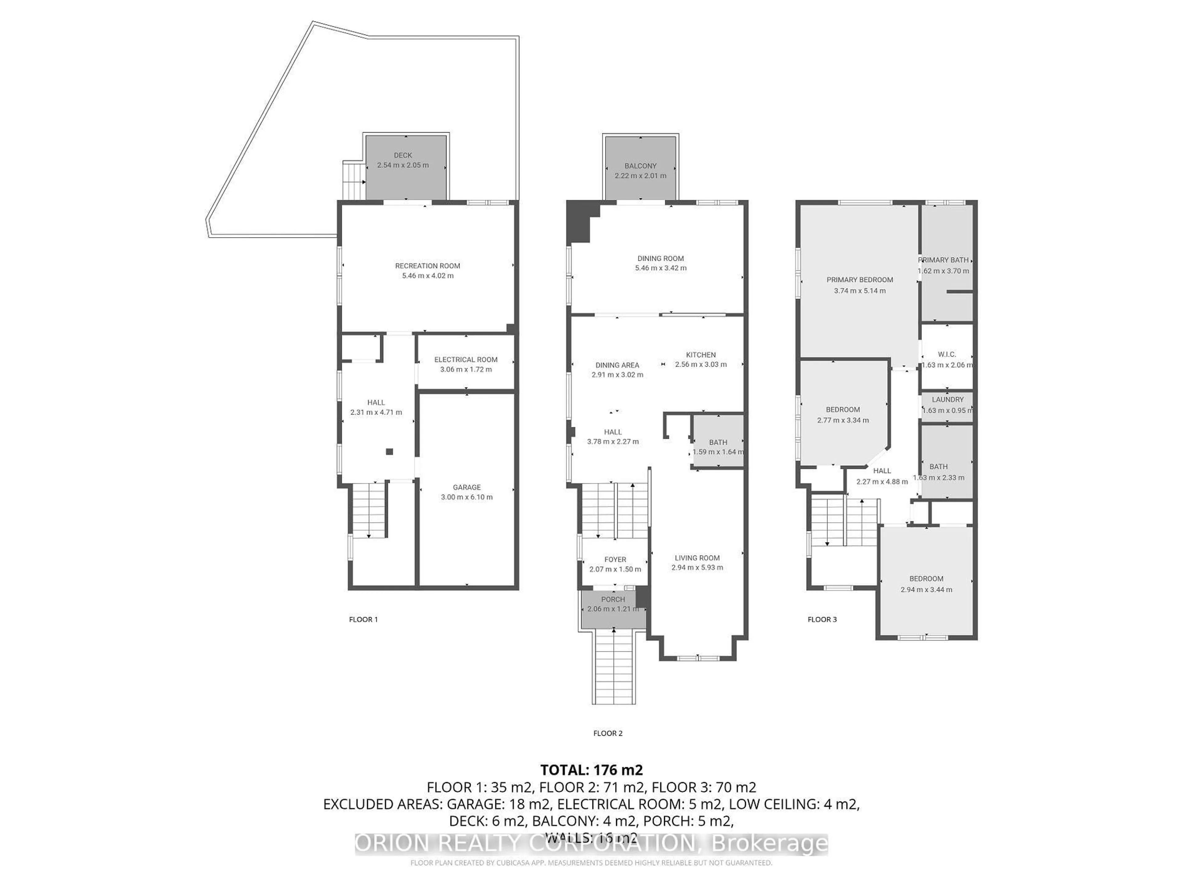 Floor plan for 1 Promenade Tr, Halton Hills Ontario L7G 0G8
