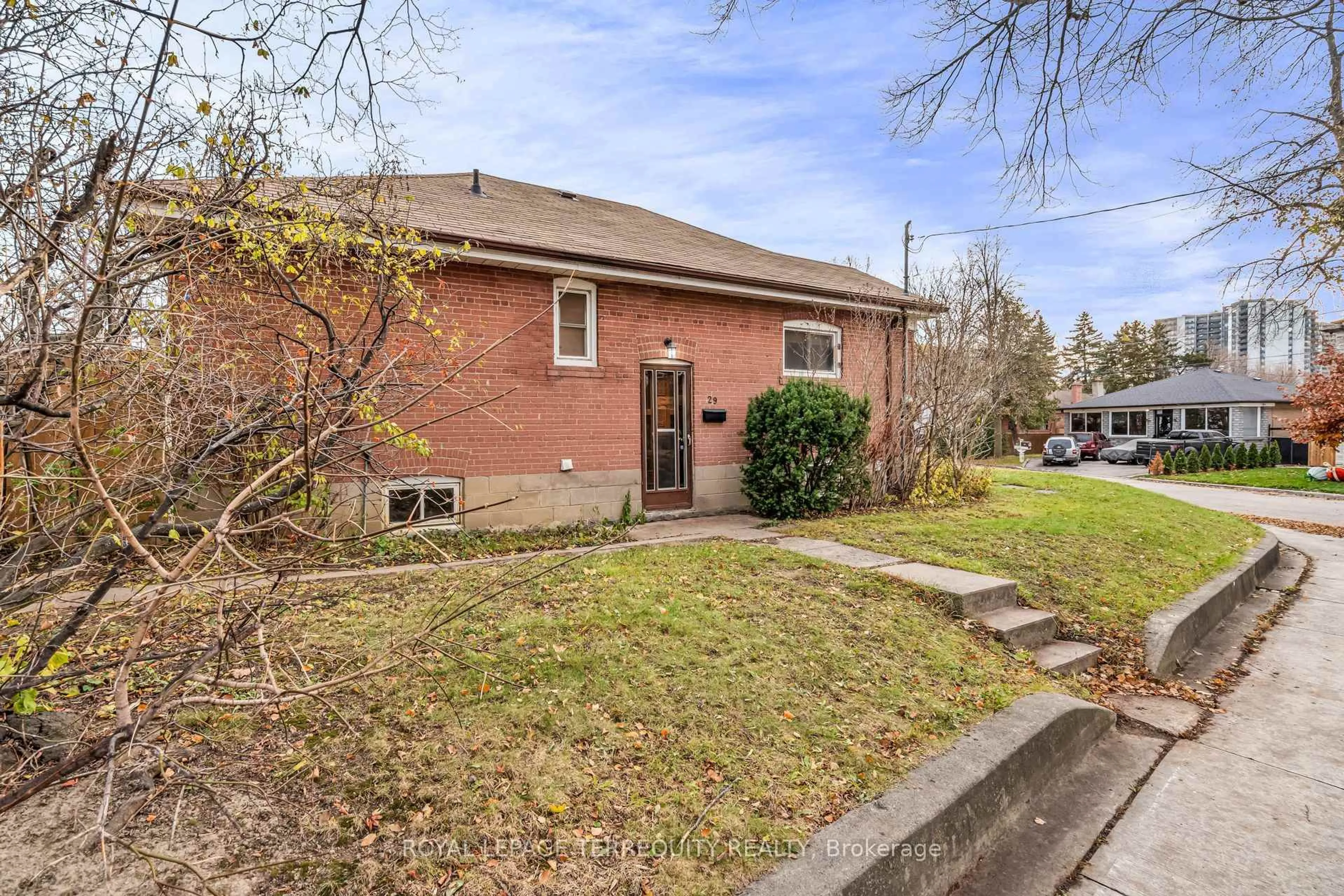 Home with brick exterior material, street for 29 Woolton Cres, Toronto Ontario M6M 4L1