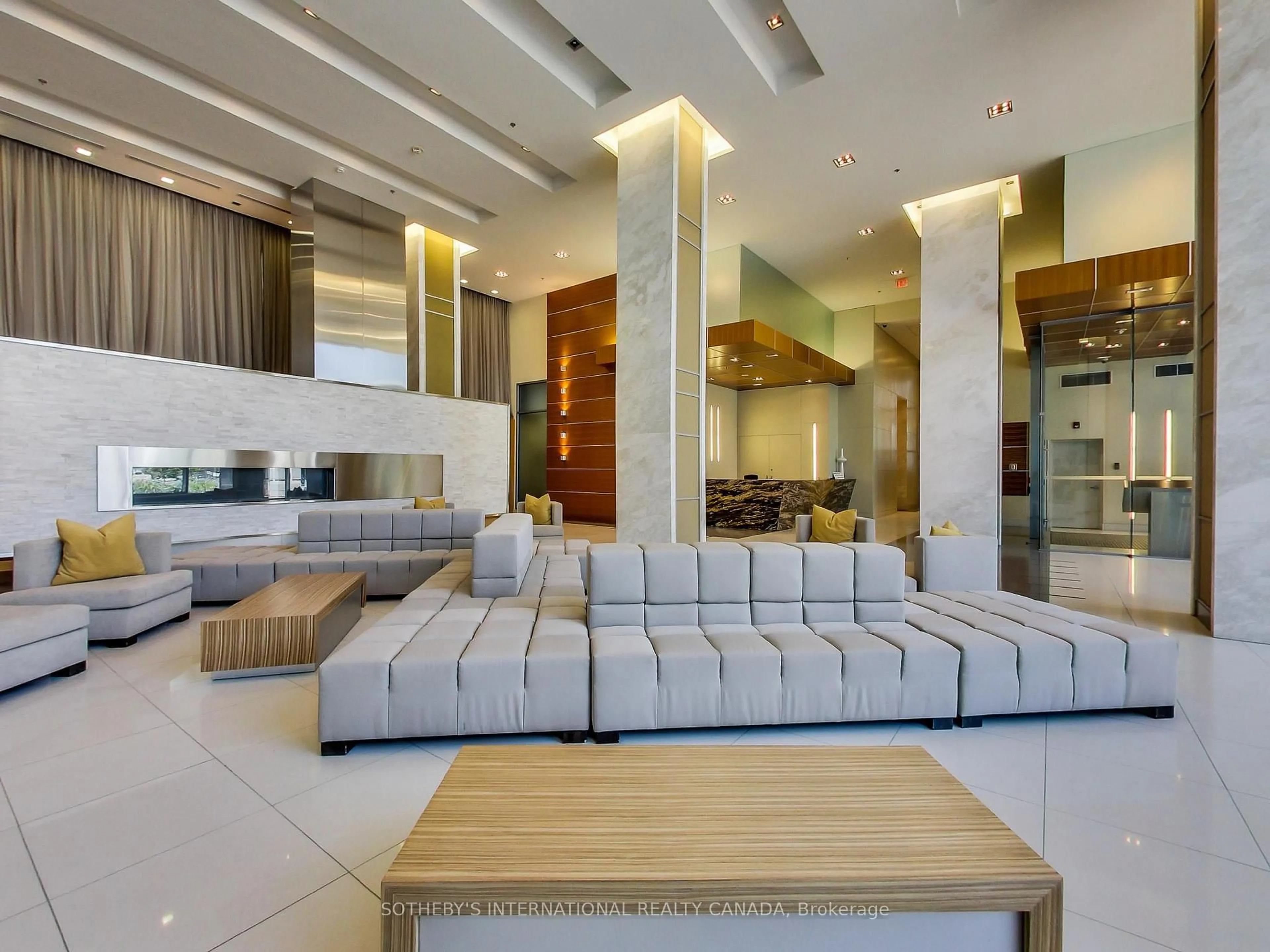 Living room with furniture, unknown for 16 Brookers Lane #407, Toronto Ontario M8V 0A5