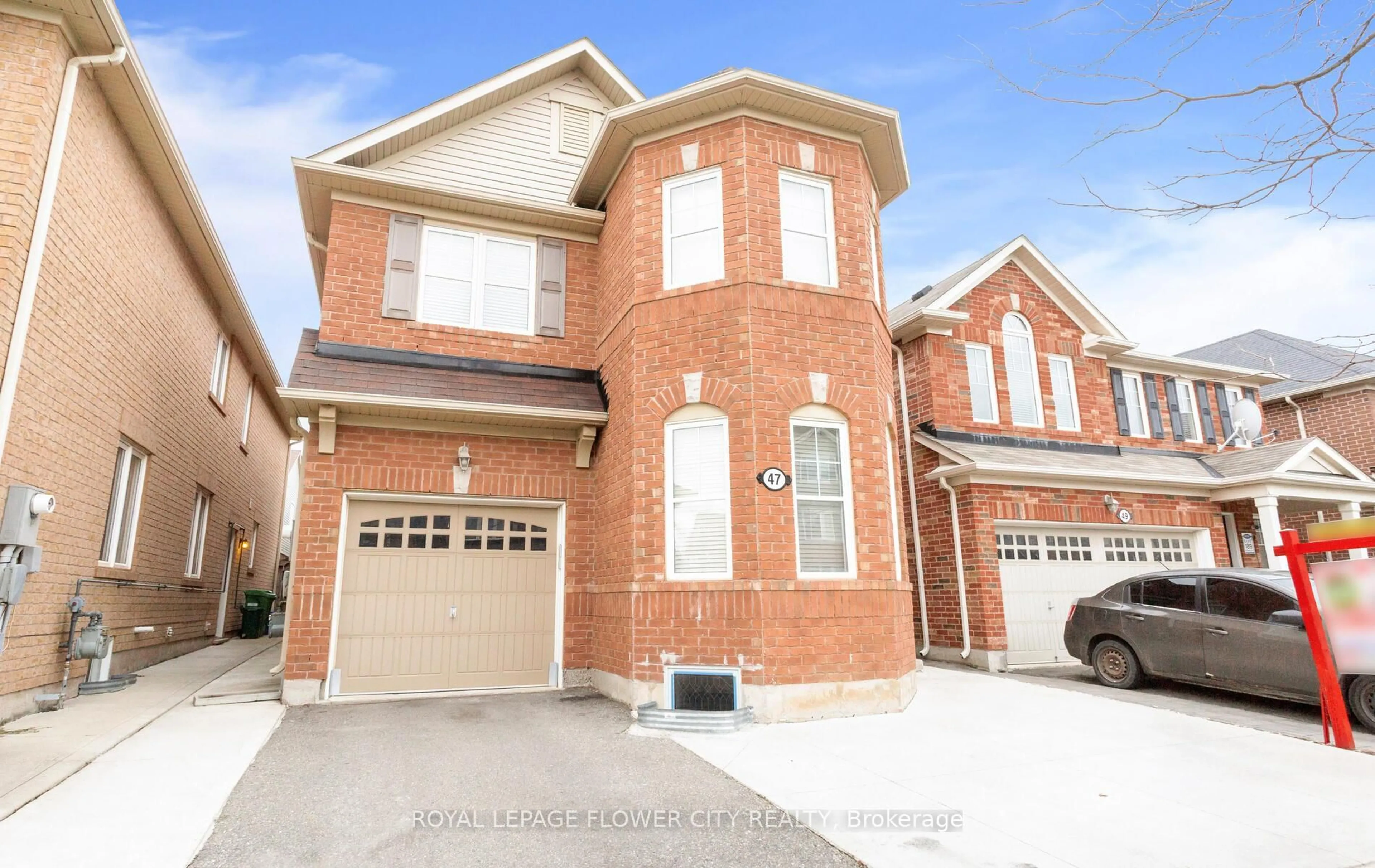 Home with brick exterior material, street for 47 Haverty Tr, Brampton Ontario L7A 0S3
